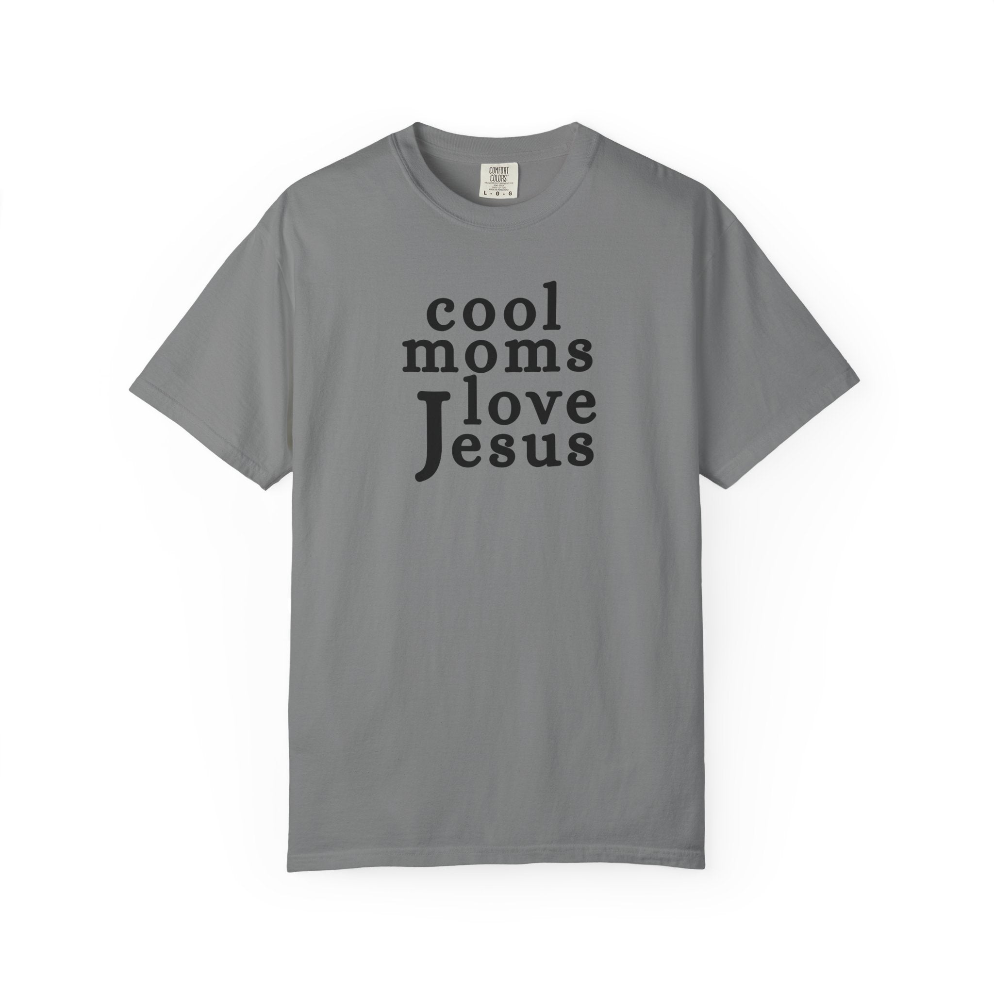 Christian Mom T-Shirt — "Cool Moms Love Jesus" Graphic Tee