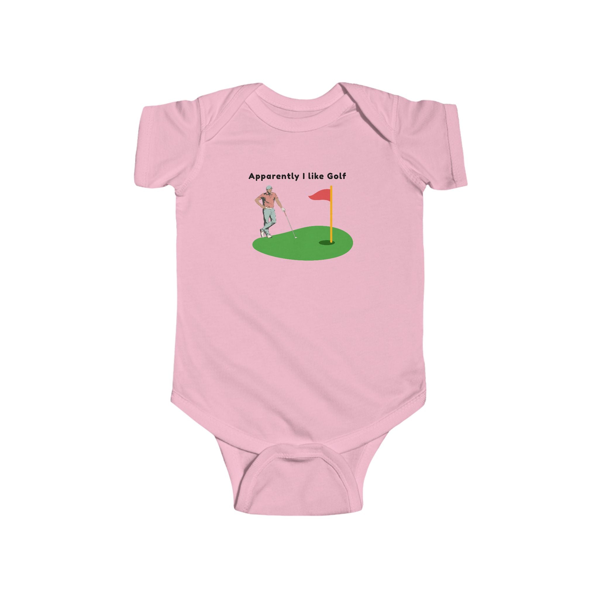 Infant Bodysuit - "Apparently I Like Golf" Cute Baby Golf Onesie