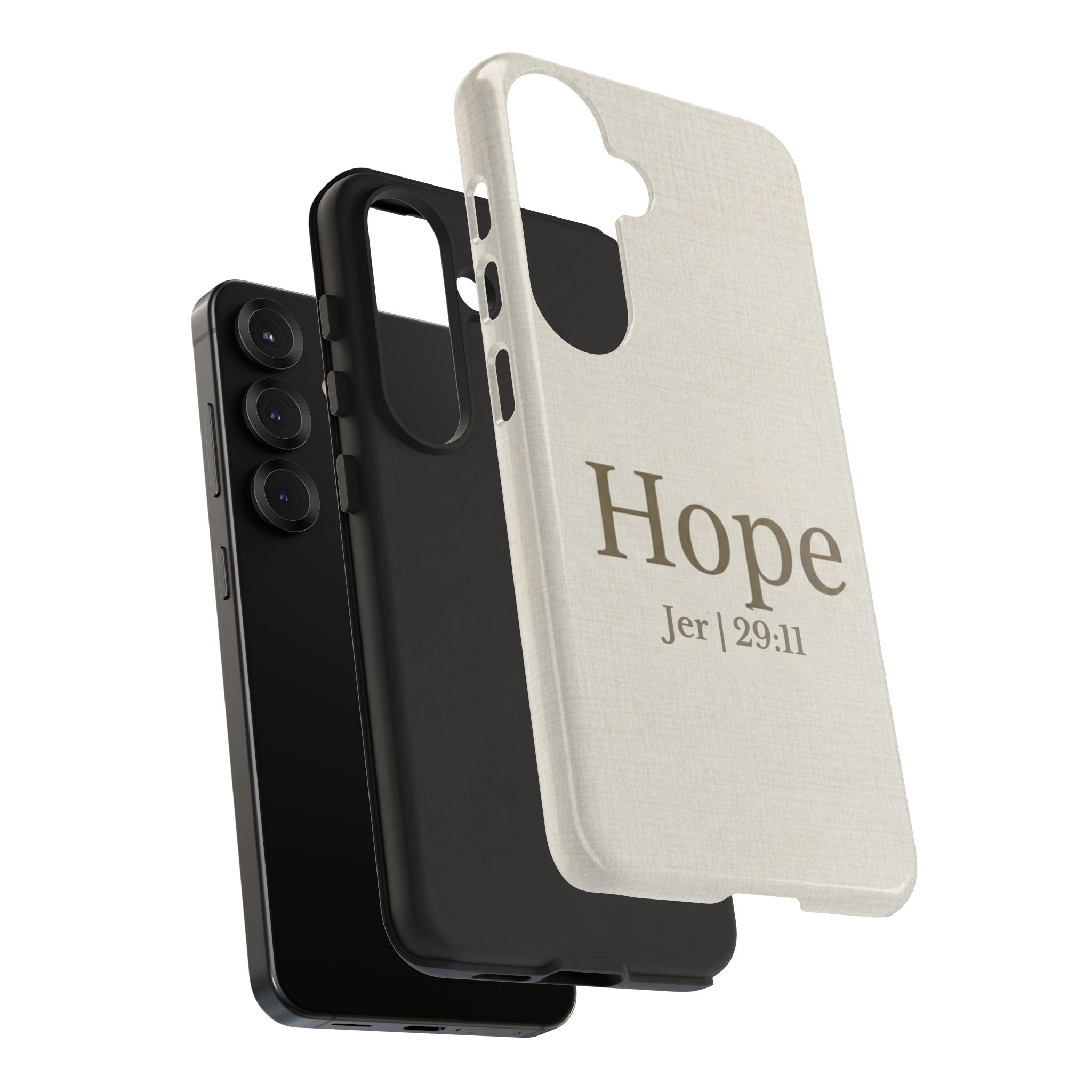 Hope (Jeremiah 29:11) Phone Case — Minimalist Christian Inspirational Cover