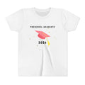Preschool Graduate 2026 Youth Tee — Pink Graduation Cap Kids Shirt