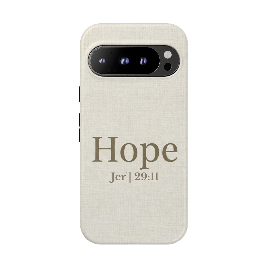 Hope (Jeremiah 29:11) Phone Case — Minimalist Christian Inspirational Cover