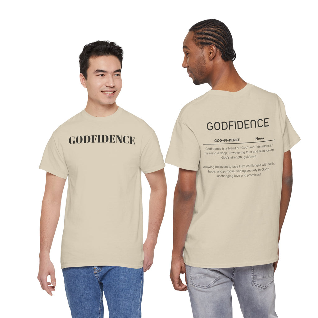 Godfidence definition tee | Christian faith shirt, faith-based typography