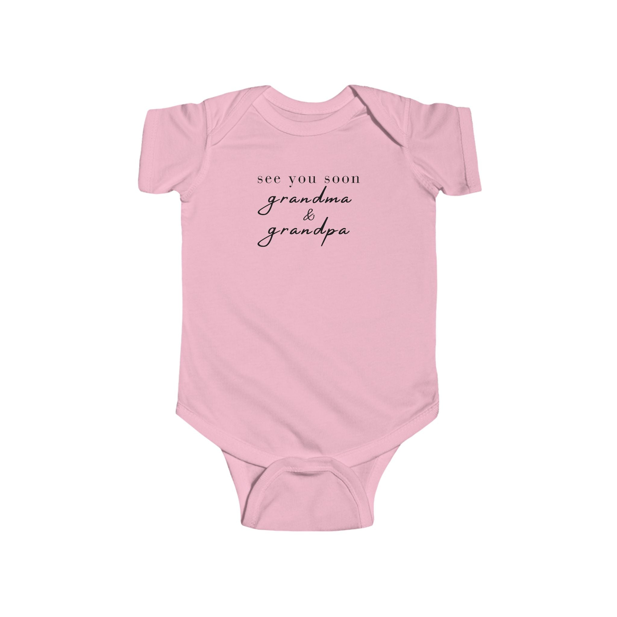 See you soon grandma & grandpa Infant Bodysuit | Pregnancy Announcement, New Baby Reveal