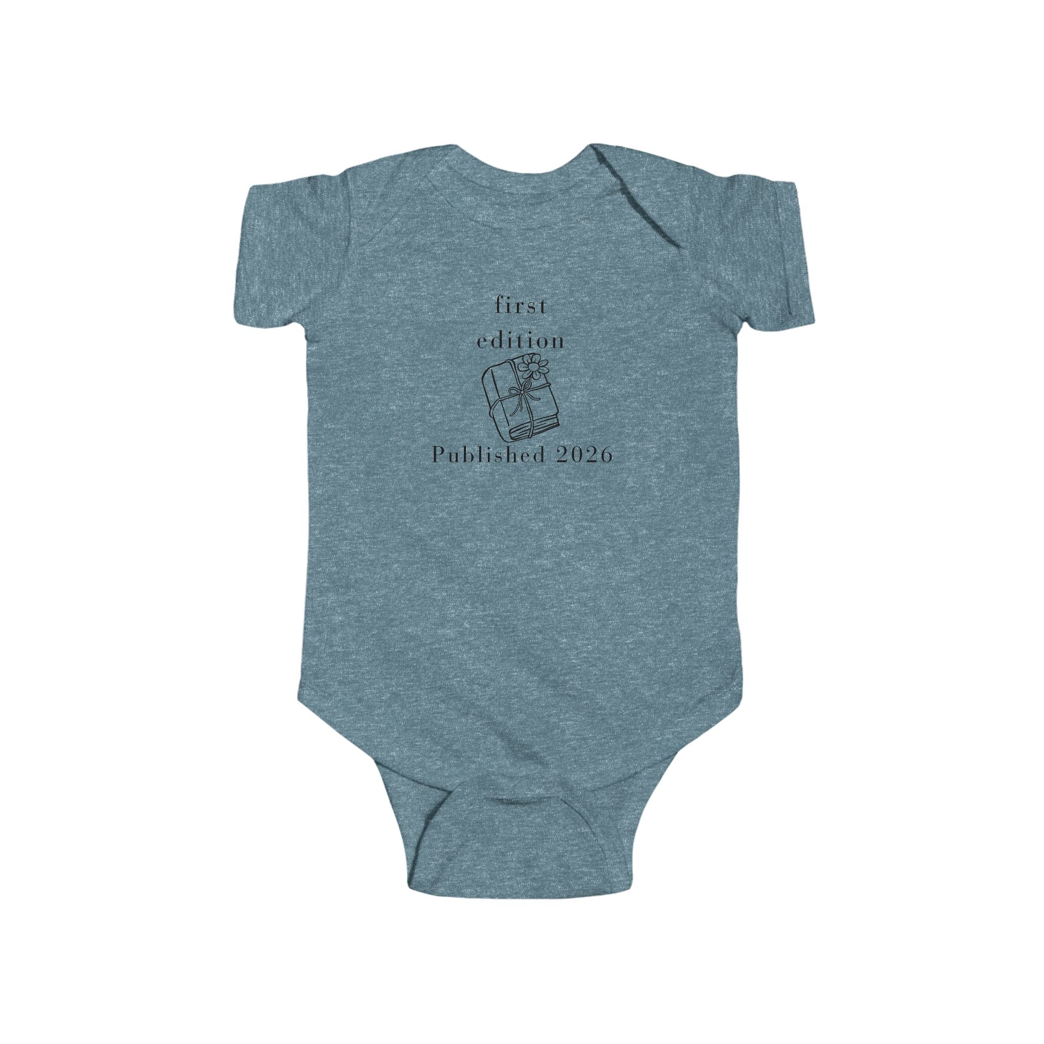 First Edition Published 2026 Bodysuit | Newborn Baby Announcement