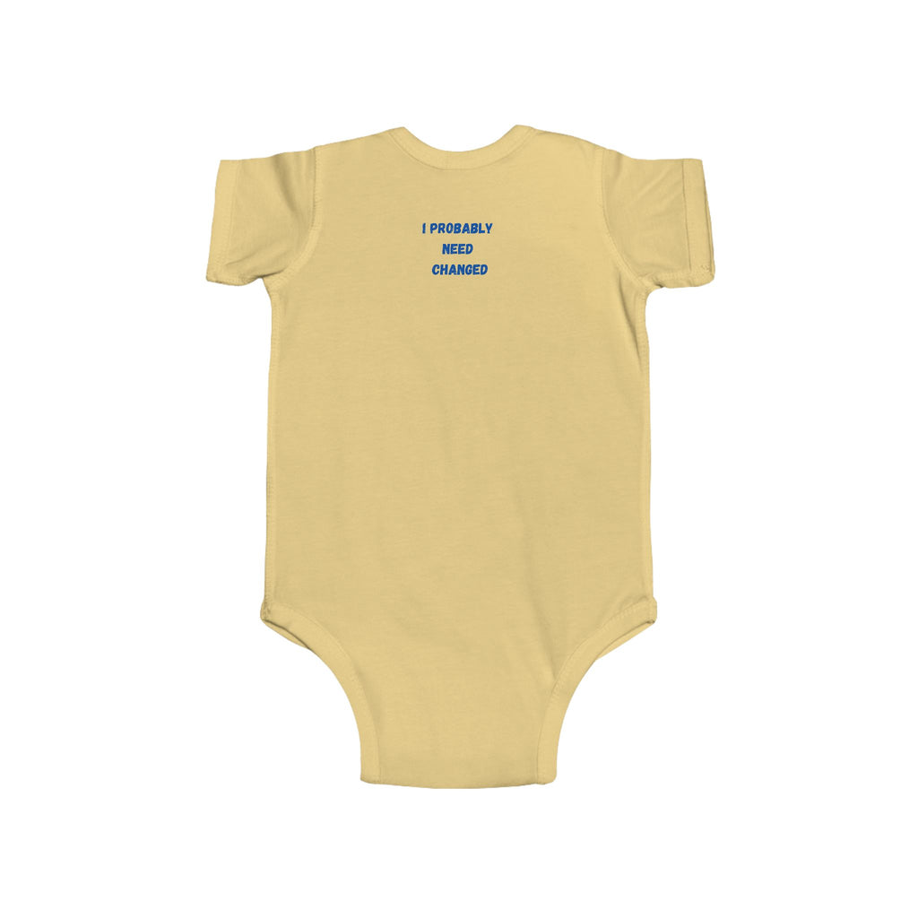 Infant Bodysuit - "Love God Love People" Baby Onesie, Christian Newborn Gift 2 Sided Humor