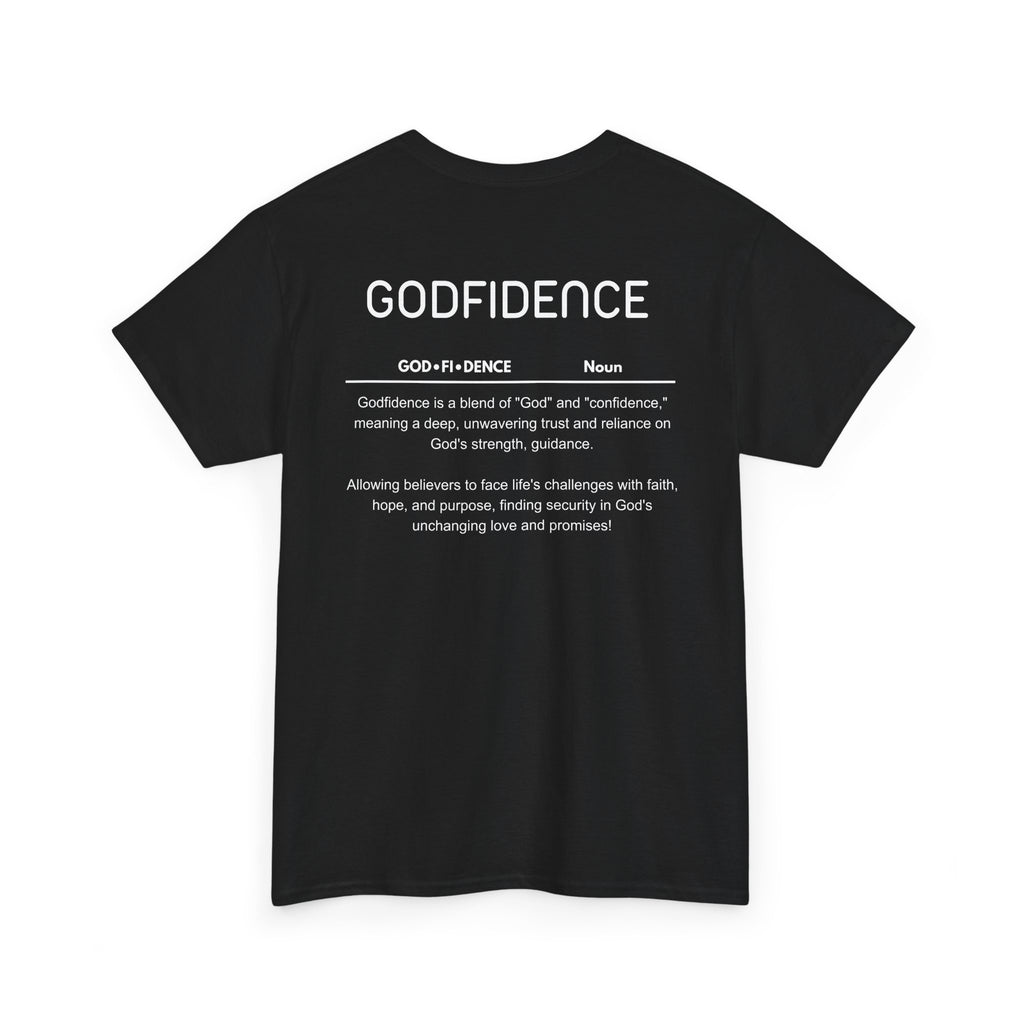 Godfidence definition tee | Christian faith shirt, faith-based typography