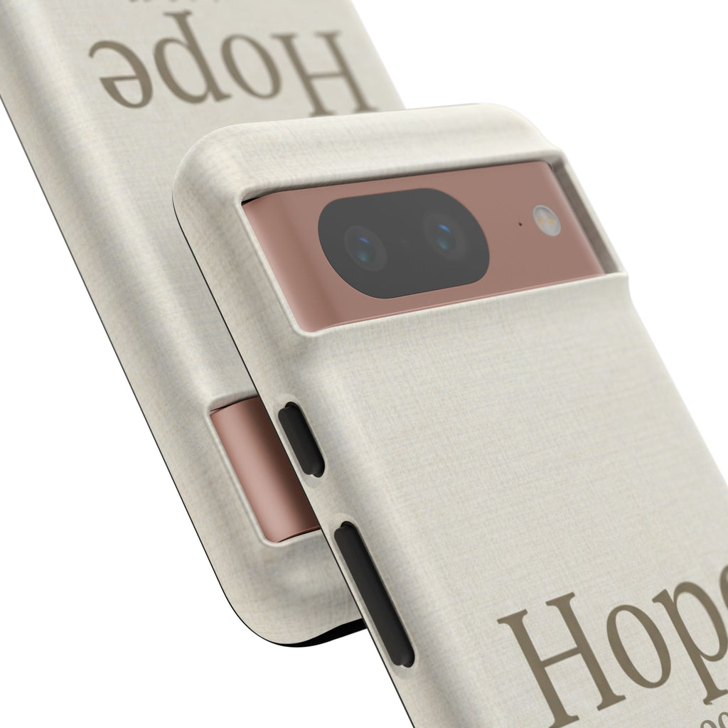 Hope (Jeremiah 29:11) Phone Case — Minimalist Christian Inspirational Cover