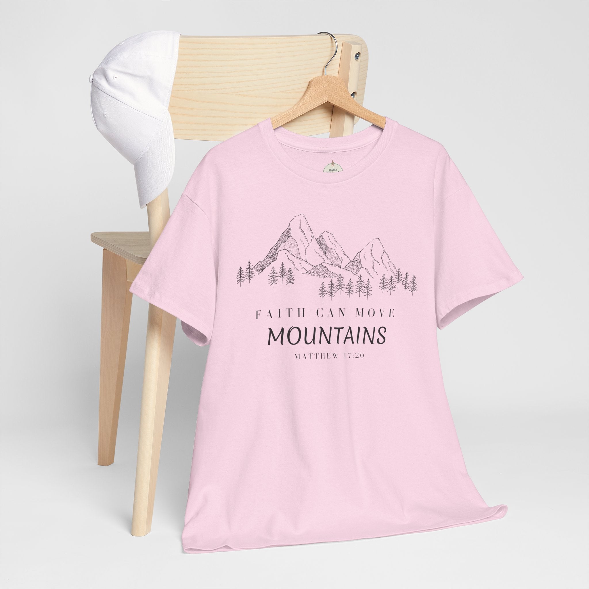 Faith Can Move Mountains T-Shirt | Christian Women's Tee