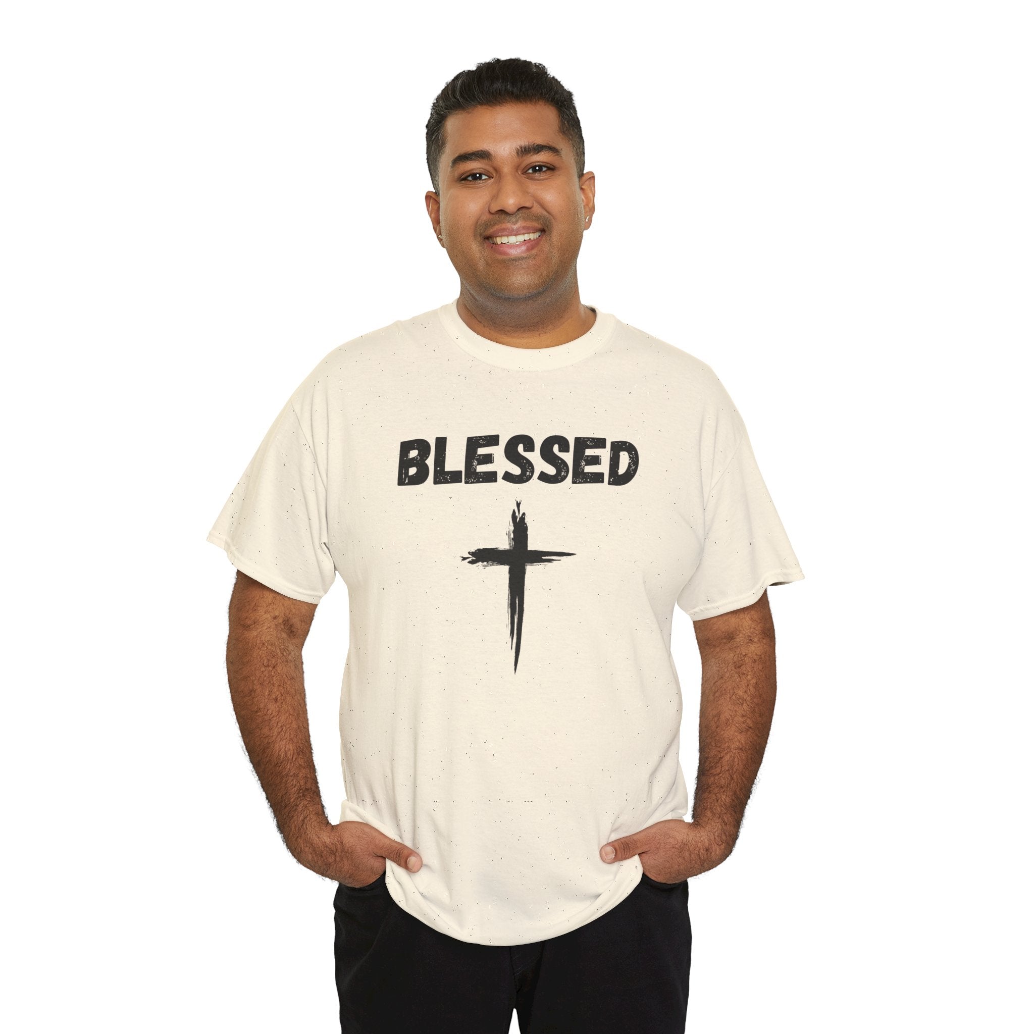 Blessed Cross T-Shirt — Christian Faith Tee