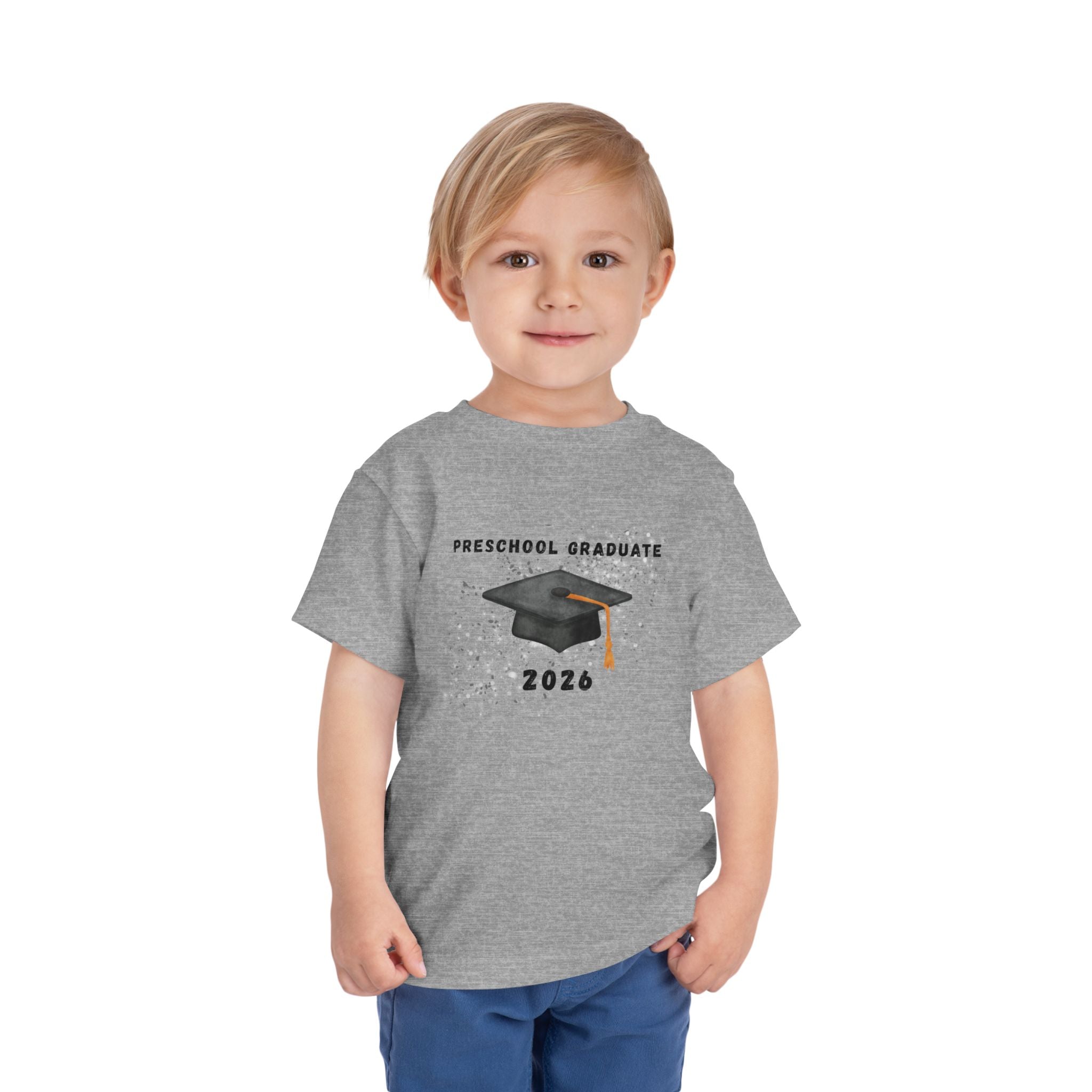 Preschool Graduate 2026 Toddler Tee - Graduation Cap Celebration Shirt
