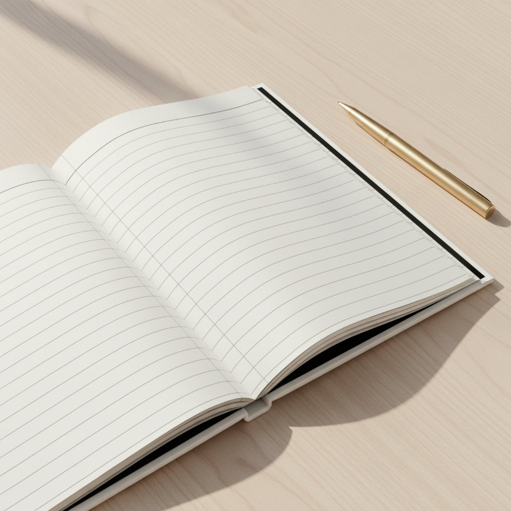 Grace Upon Grace Hardcover Journal — John 1:16 Floral Christian Notebook