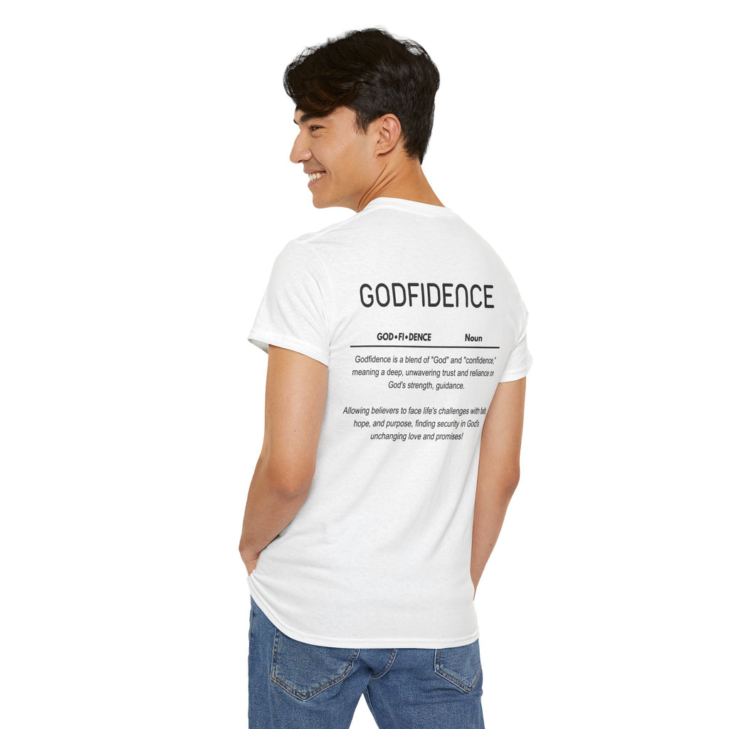 Godfidence definition tee | Christian faith shirt, faith-based typography