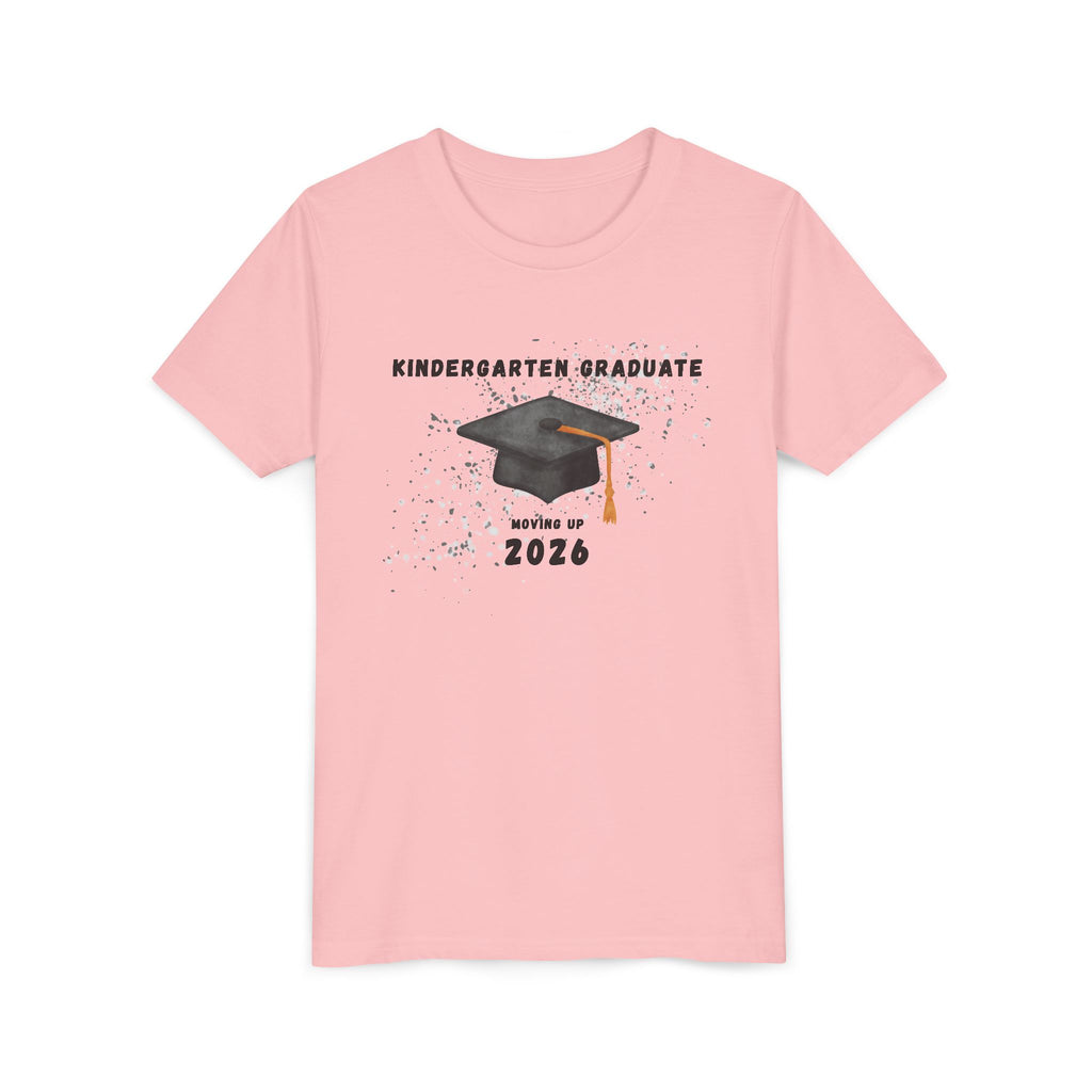 Kindergarten Graduate 2026 Youth Tee — Graduation Cap Graphic