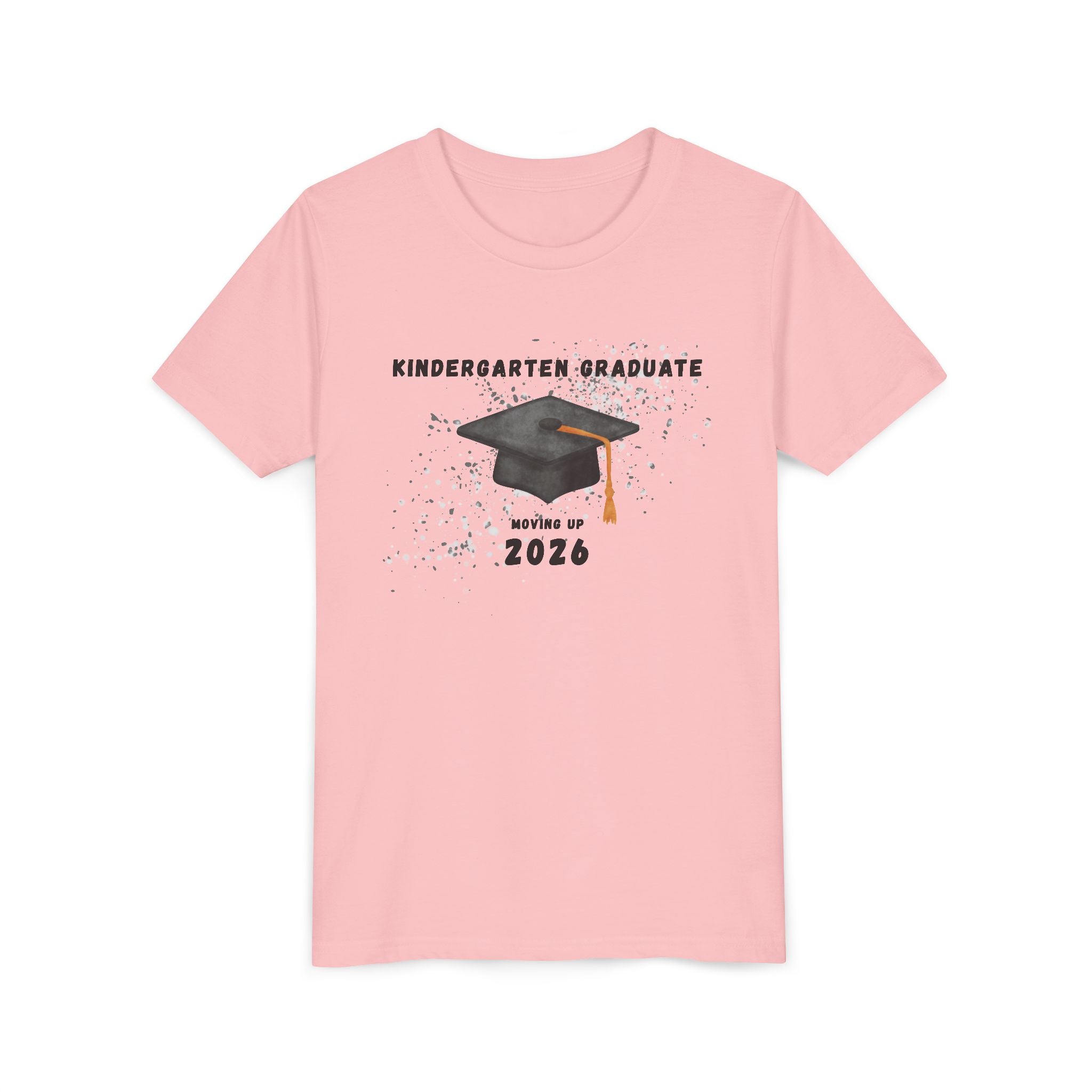 Kindergarten Graduate 2026 Youth Tee — Graduation Cap Graphic