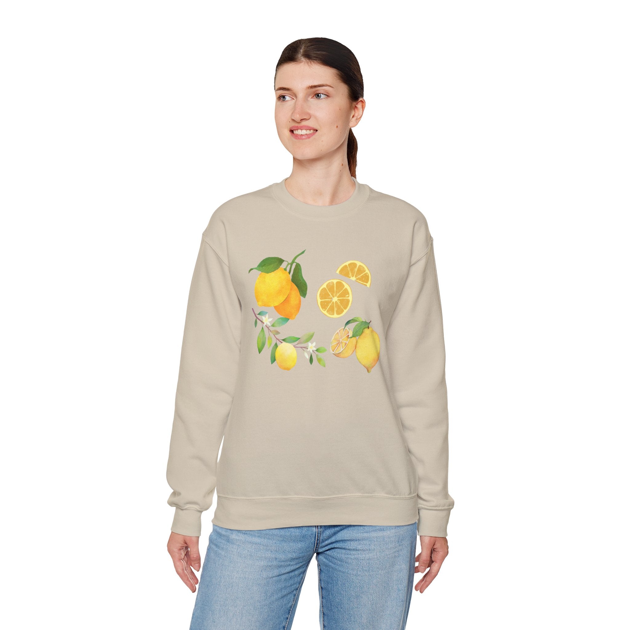 Lemon Botanical Crewneck Sweatshirt