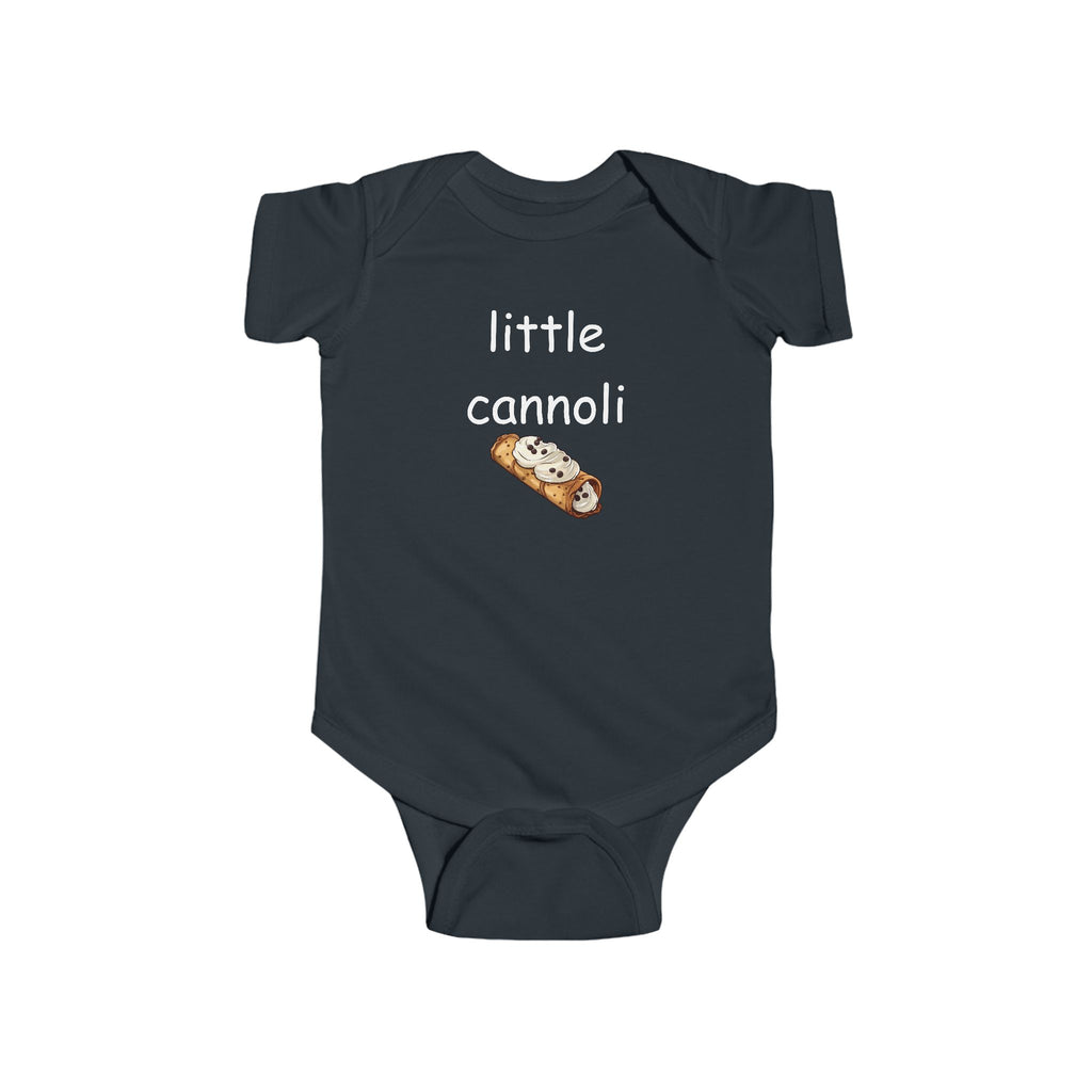 Infant Bodysuit - "Little Cannoli" Cute Italian Dessert Baby Onesie