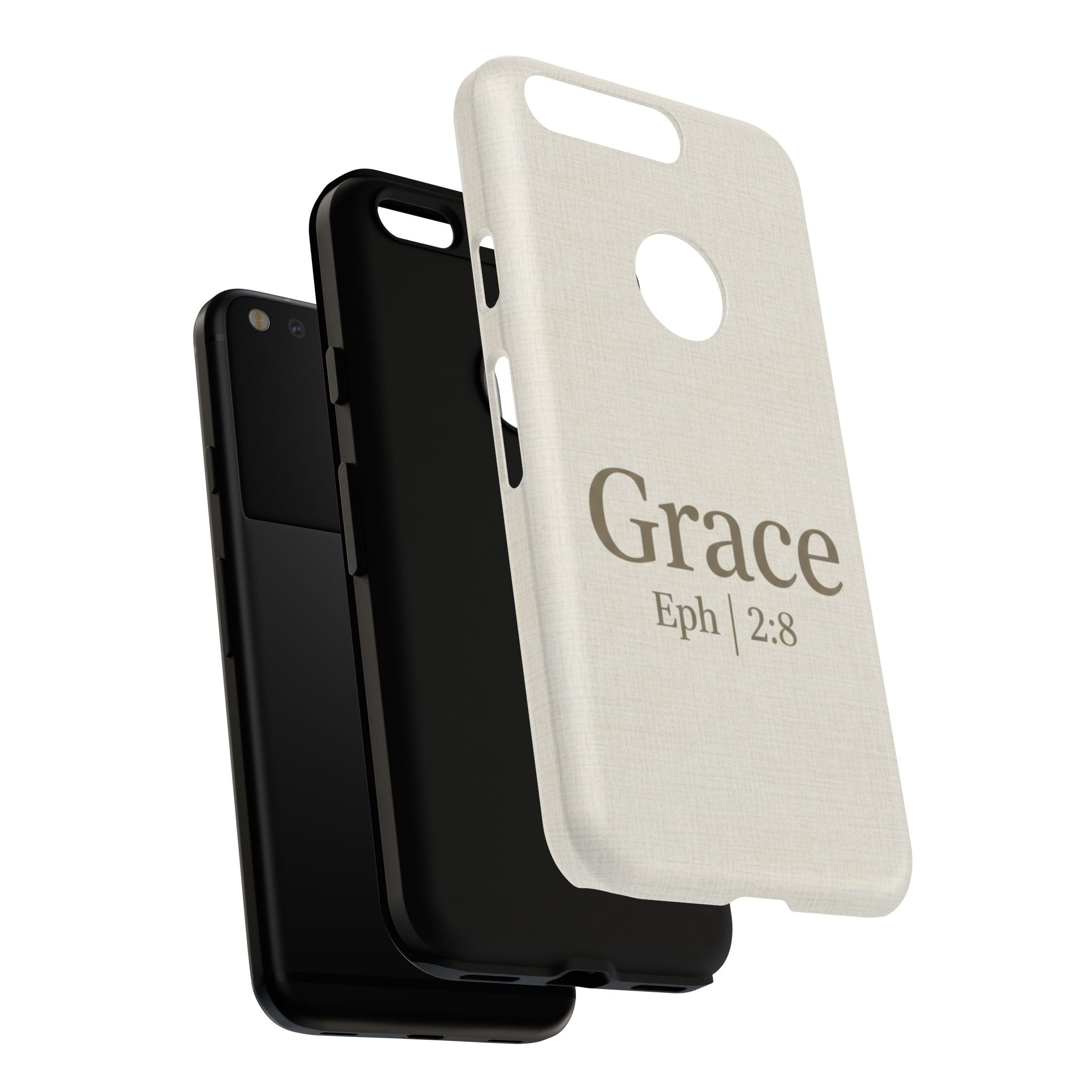 Grace (Ephesians 2:8) Phone Case — Minimalist Christian Inspirational Tough Case