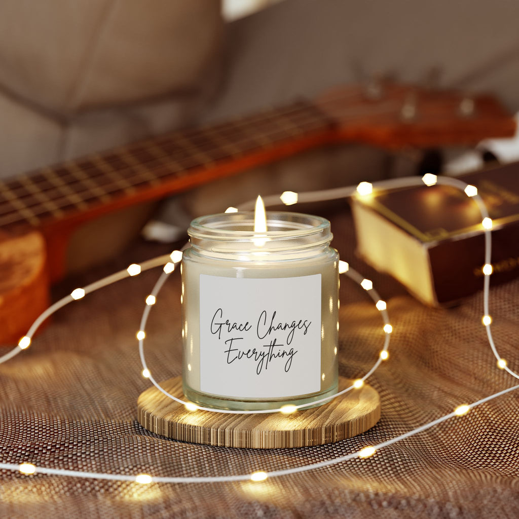 Scented Candle — "Grace Changes Everything" Faith Inspired (4oz & 9oz)