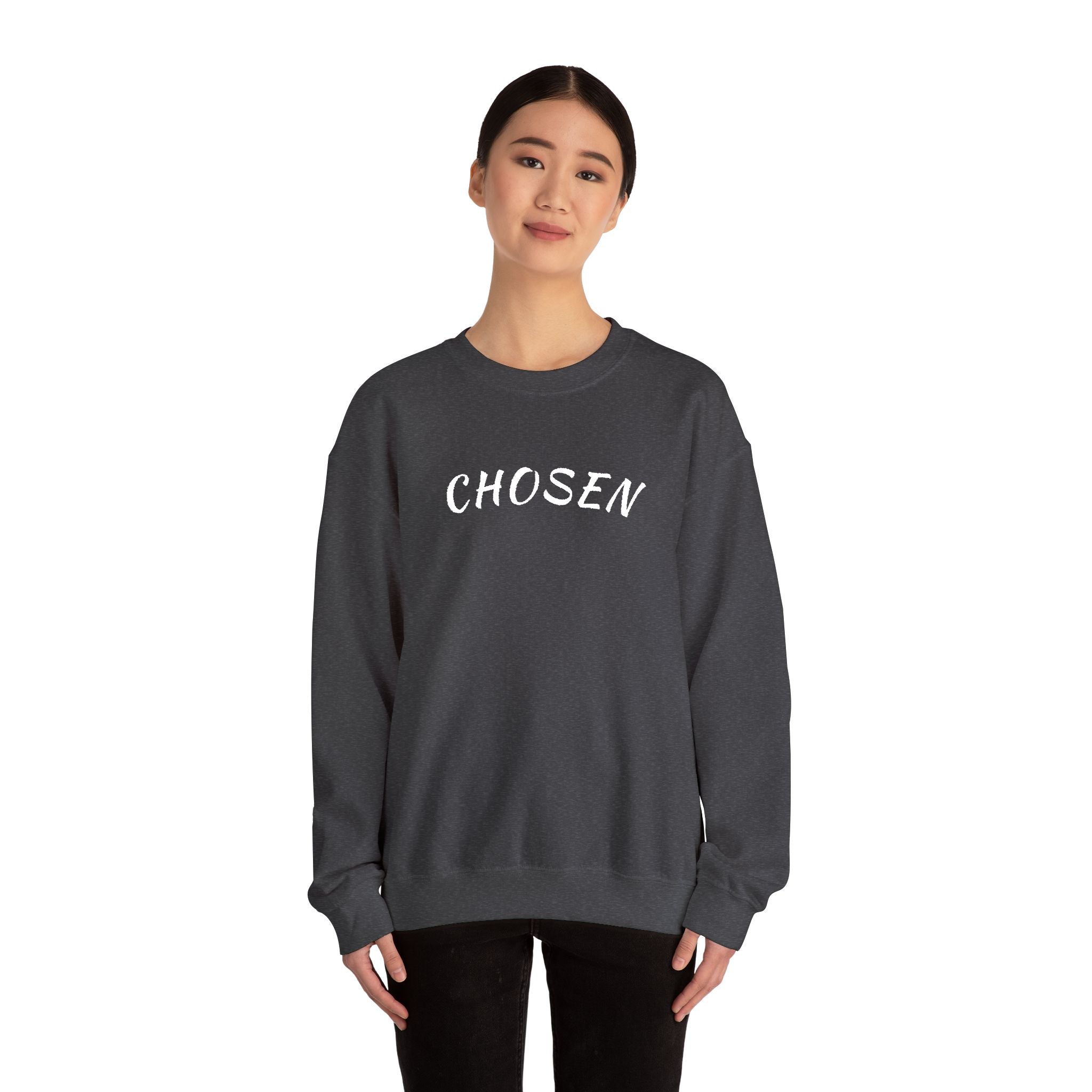 Embroidered - Chosen Crewneck Sweatshirt — Inspirational Pullover