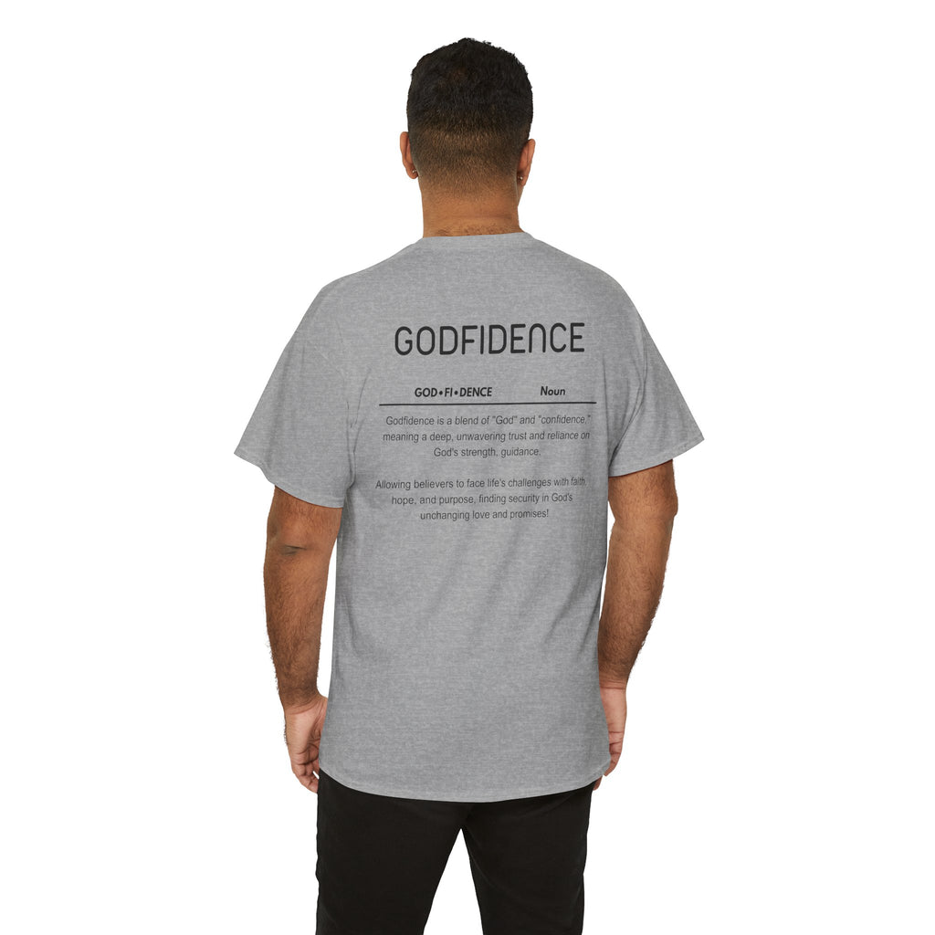 Godfidence definition tee | Christian faith shirt, faith-based typography