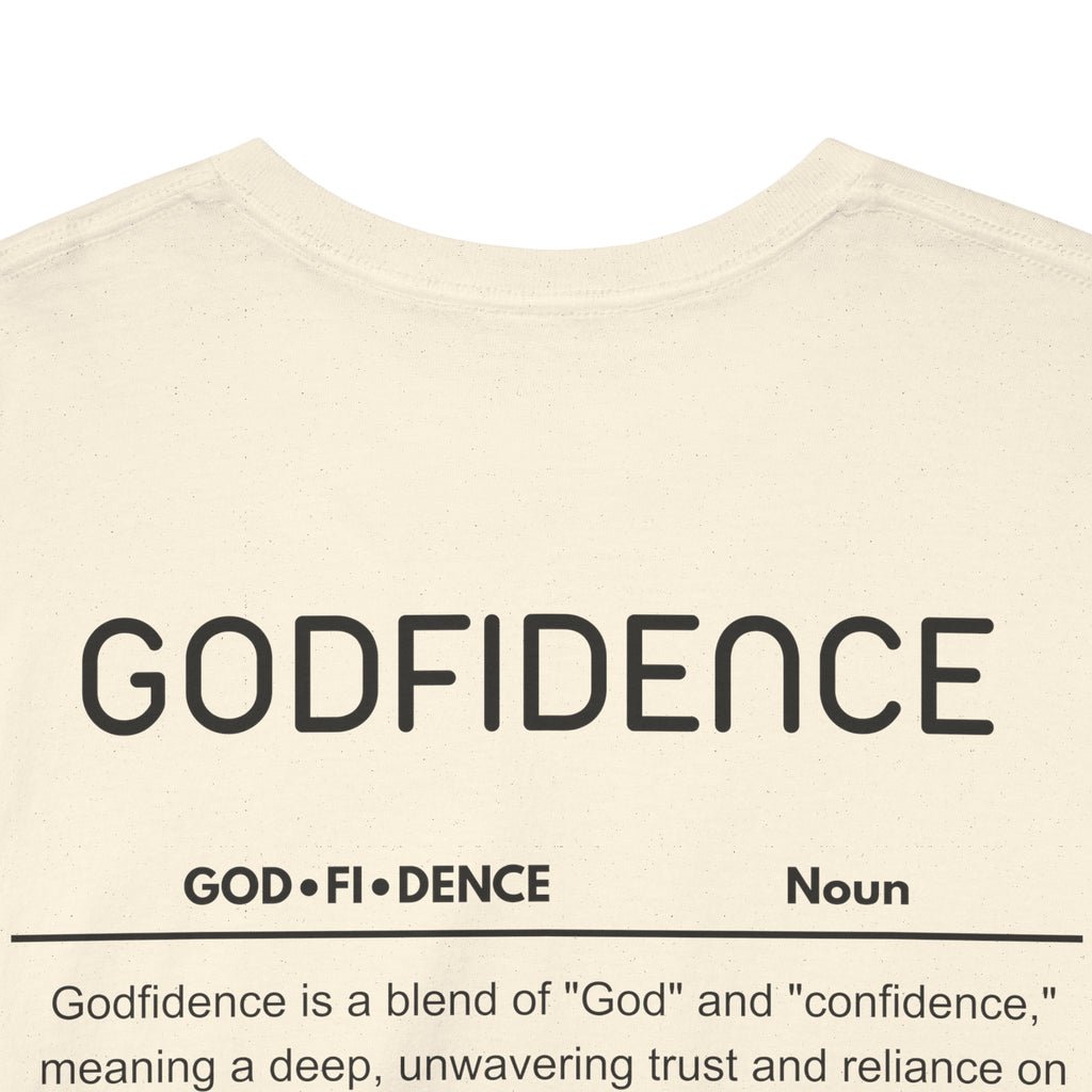 Godfidence definition tee | Christian faith shirt, faith-based typography