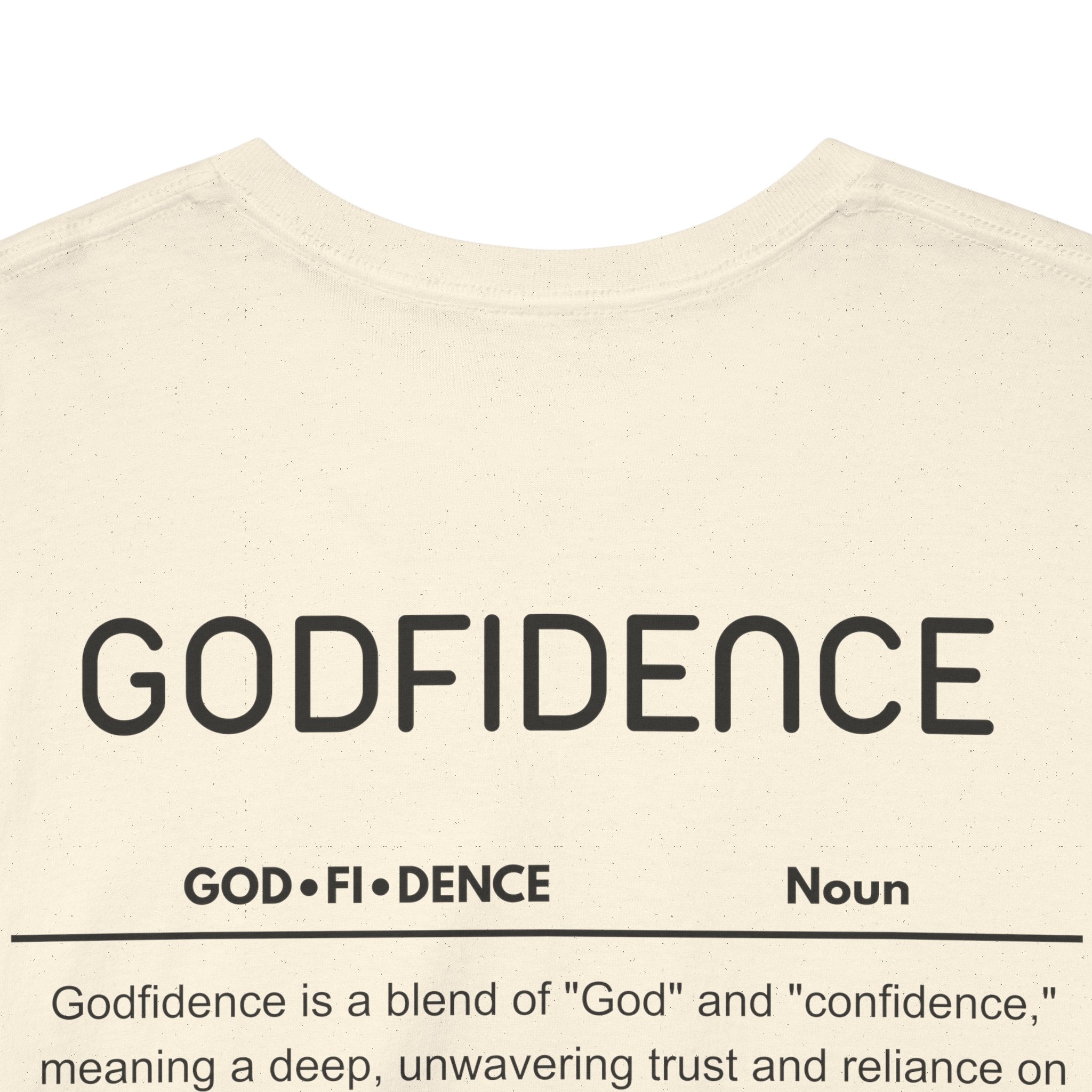 Godfidence definition tee | Christian faith shirt, faith-based typography