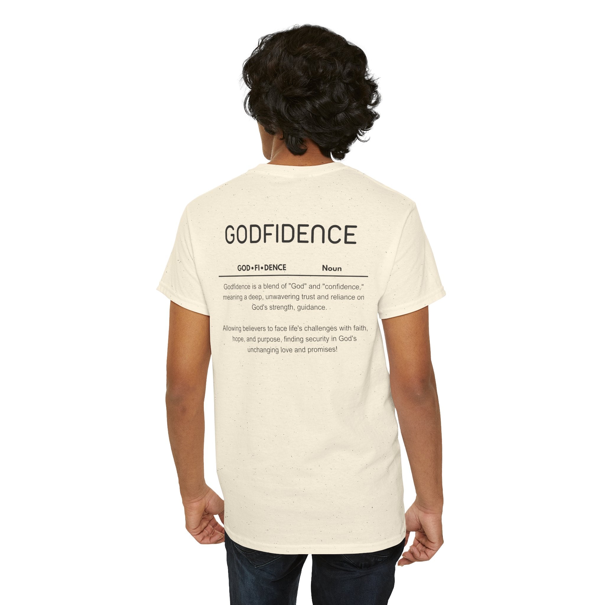Godfidence definition tee | Christian faith shirt, faith-based typography