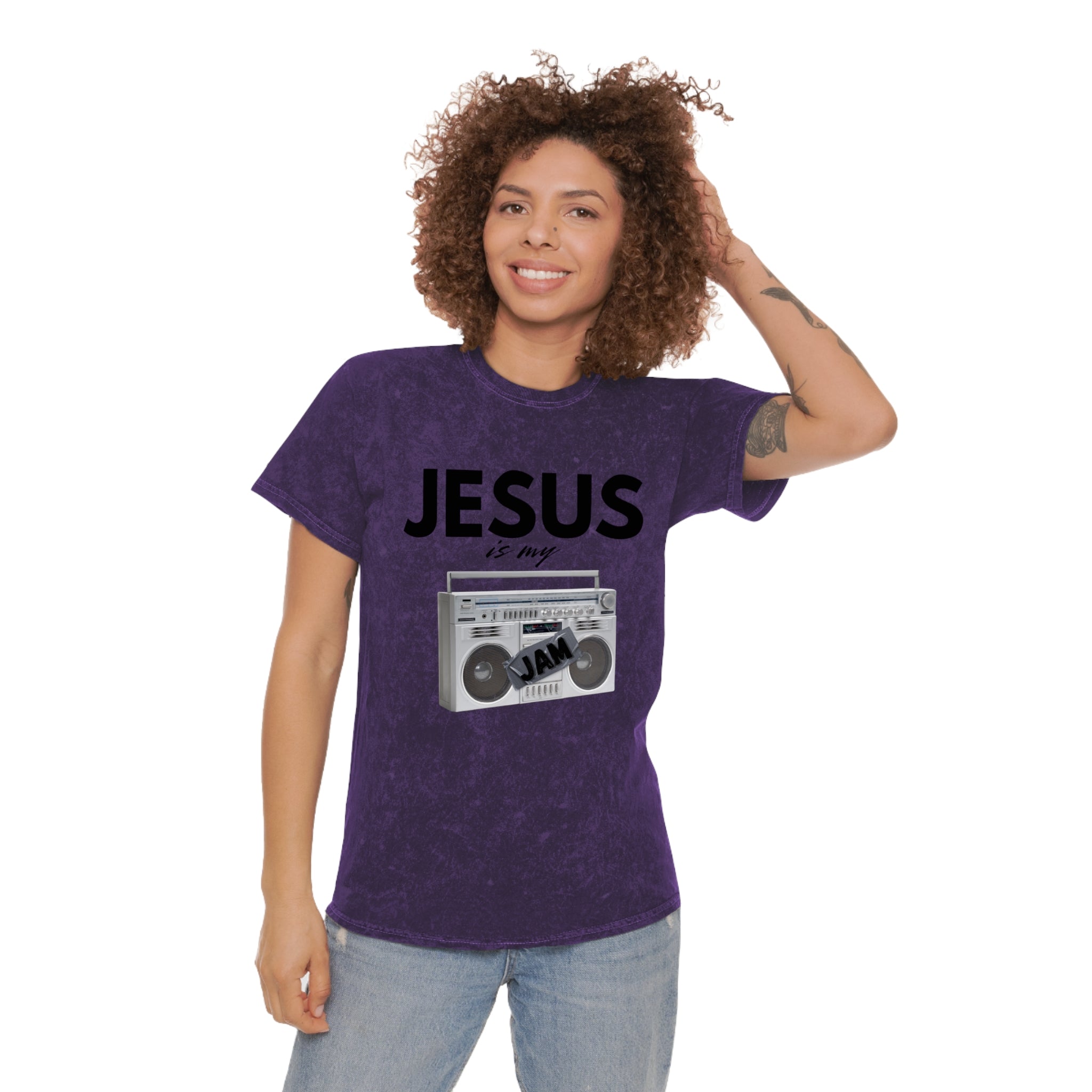 Jesus Is My Jam Mineral Wash T-Shirt
