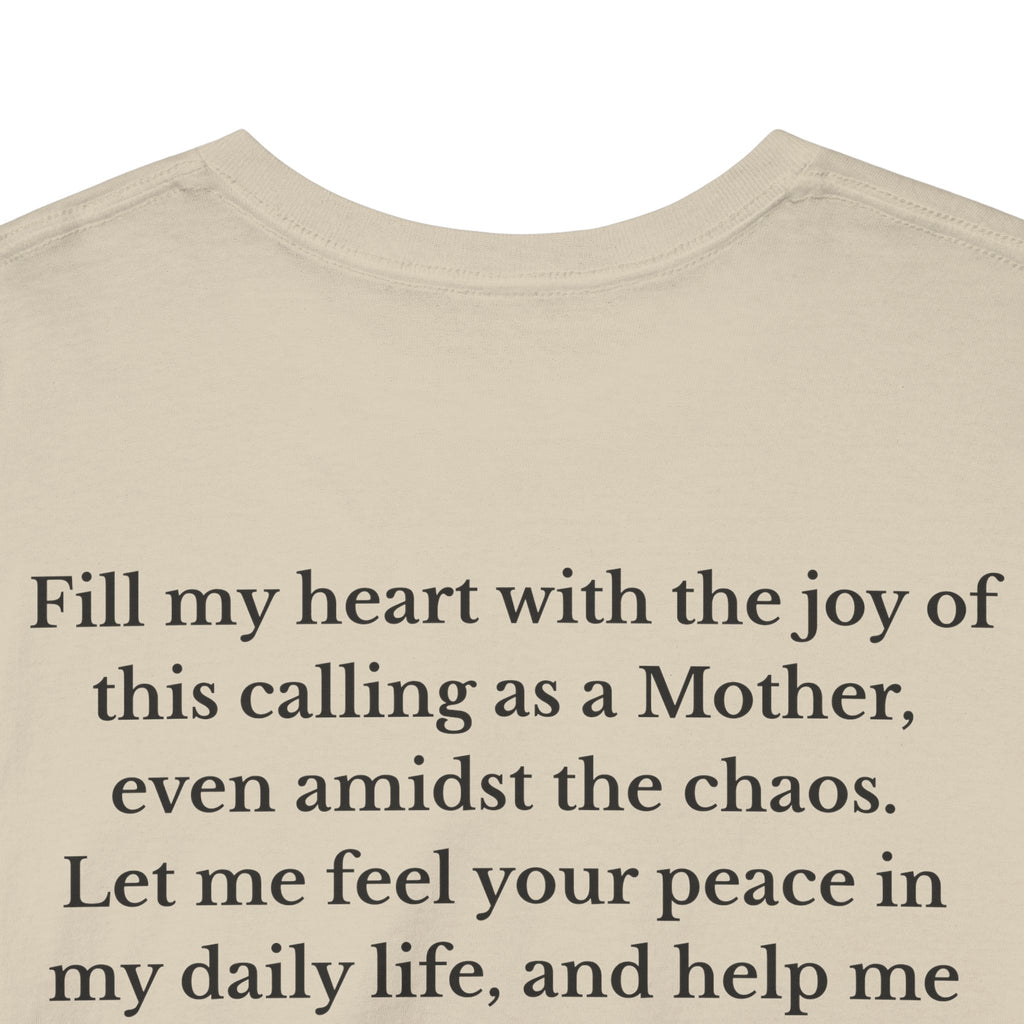 Mama Prayer T-Shirt — Front and Back Design Inspirational Christian Mom Tee with Back Prayer Quote - Mother's Day Gift