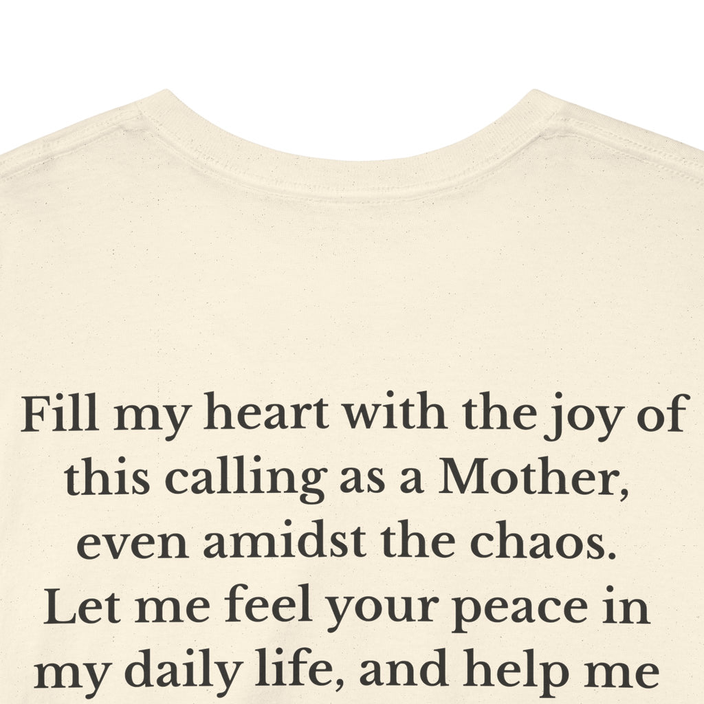 Mama Prayer T-Shirt — Front and Back Design Inspirational Christian Mom Tee with Back Prayer Quote - Mother's Day Gift
