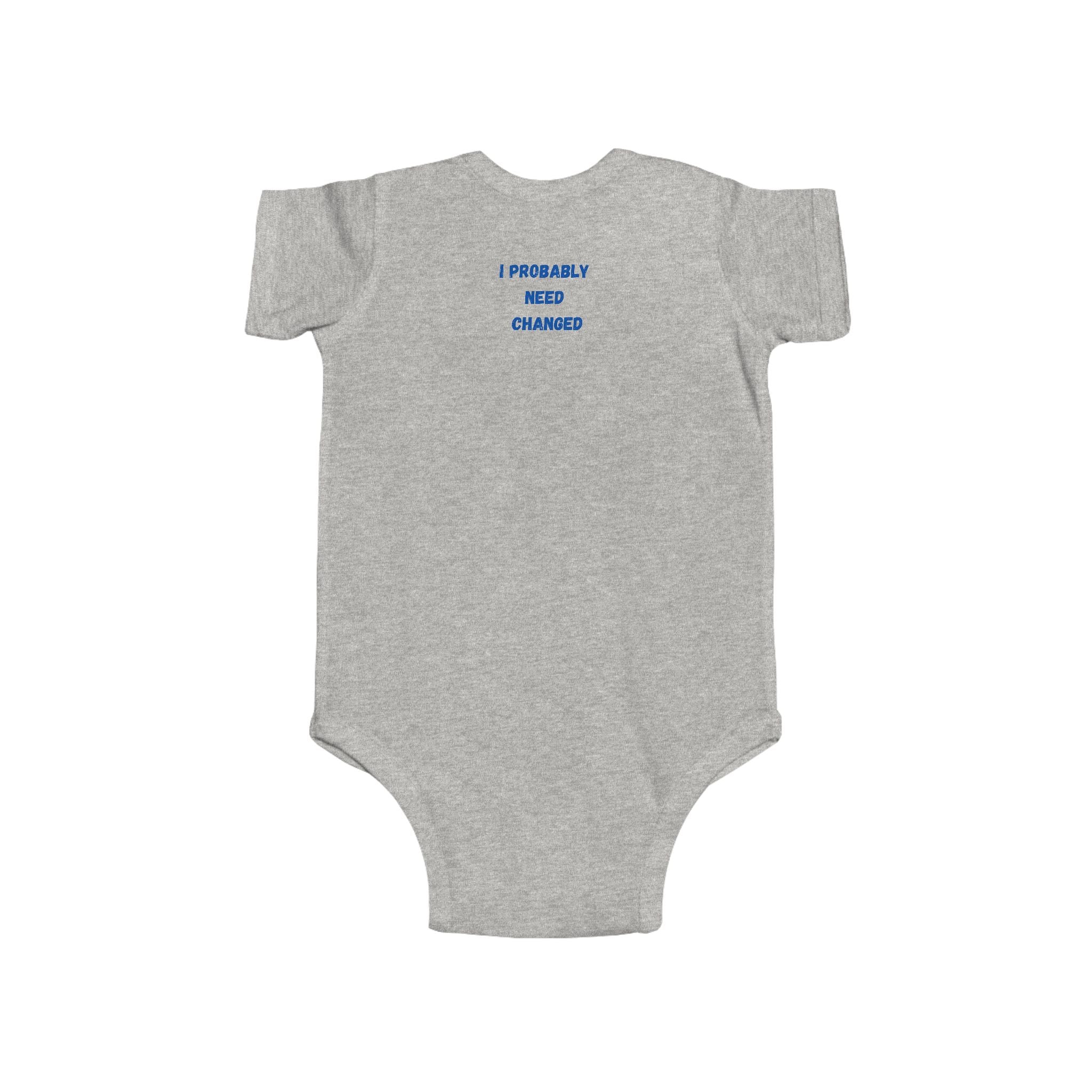 Infant Bodysuit - "Love God Love People" Baby Onesie, Christian Newborn Gift 2 Sided Humor