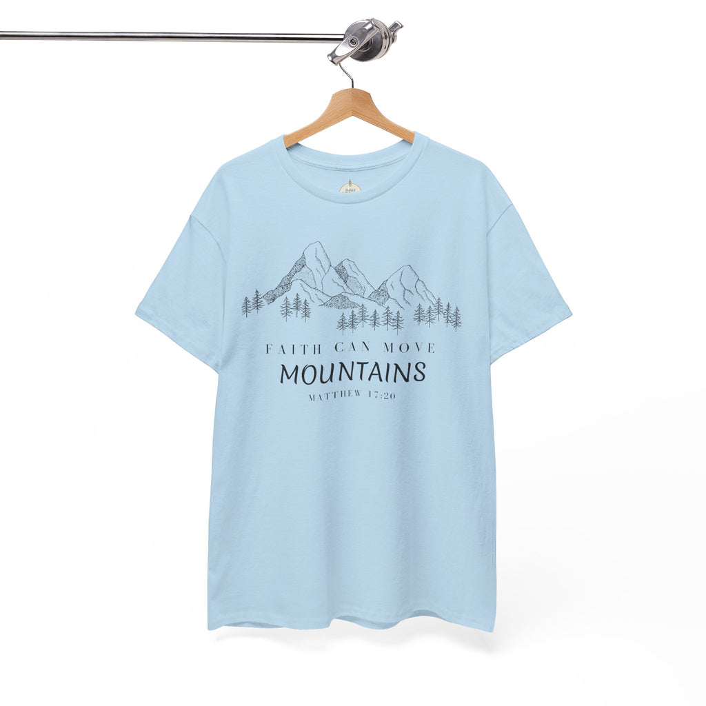 Faith Can Move Mountains T-Shirt | Christian Women's Tee