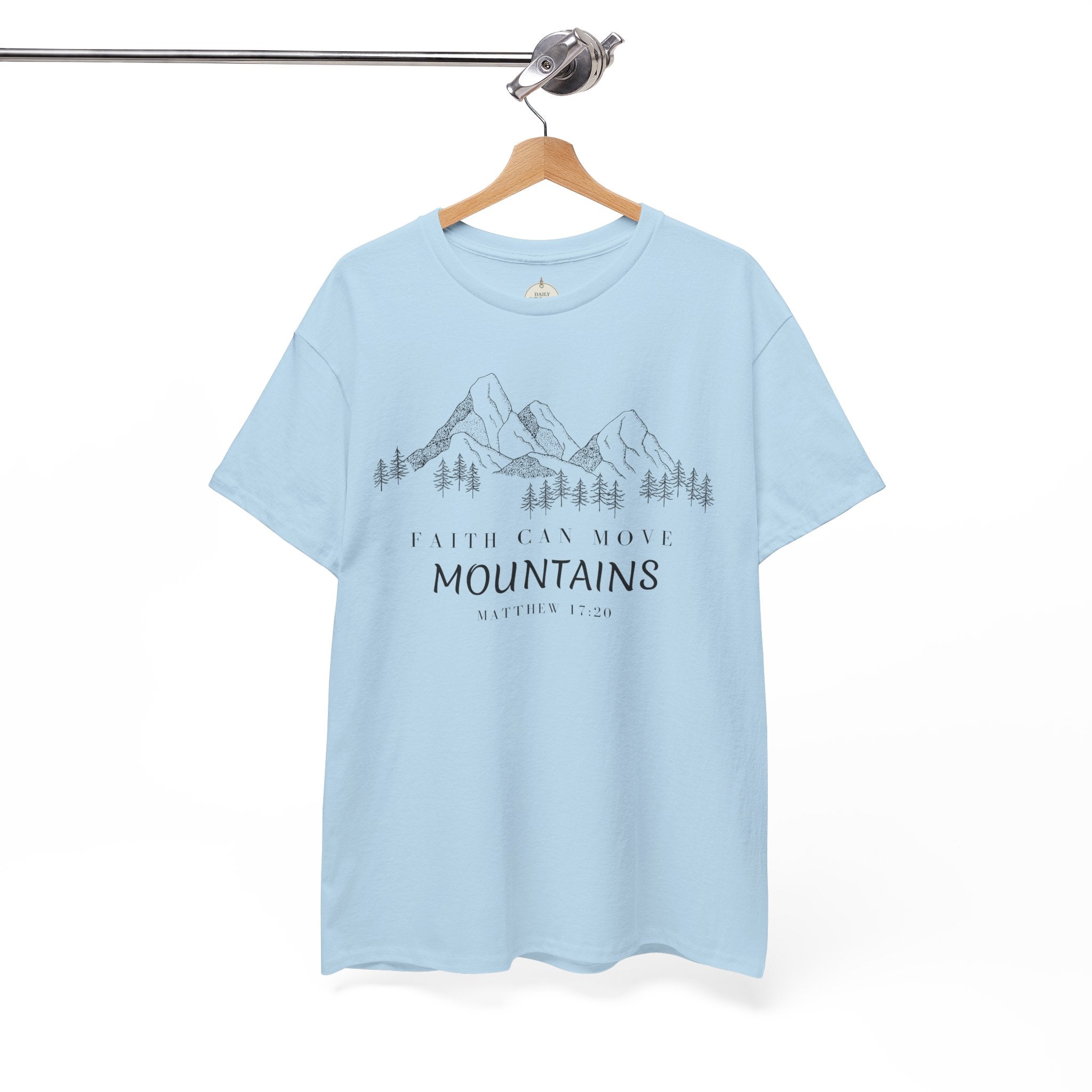 Faith Can Move Mountains T-Shirt | Christian Women's Tee