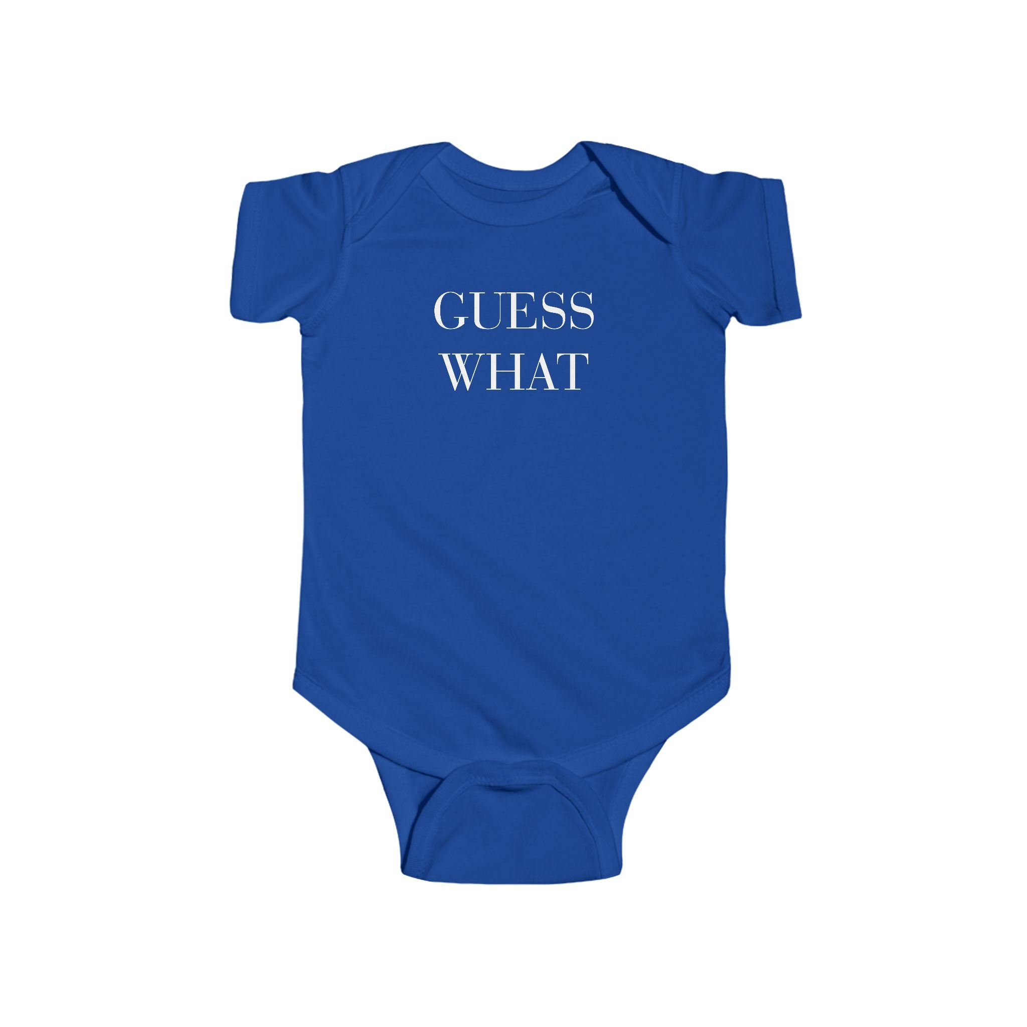 Funny Infant Bodysuit — "Guess What? Chicken Butt!" Baby Onesie