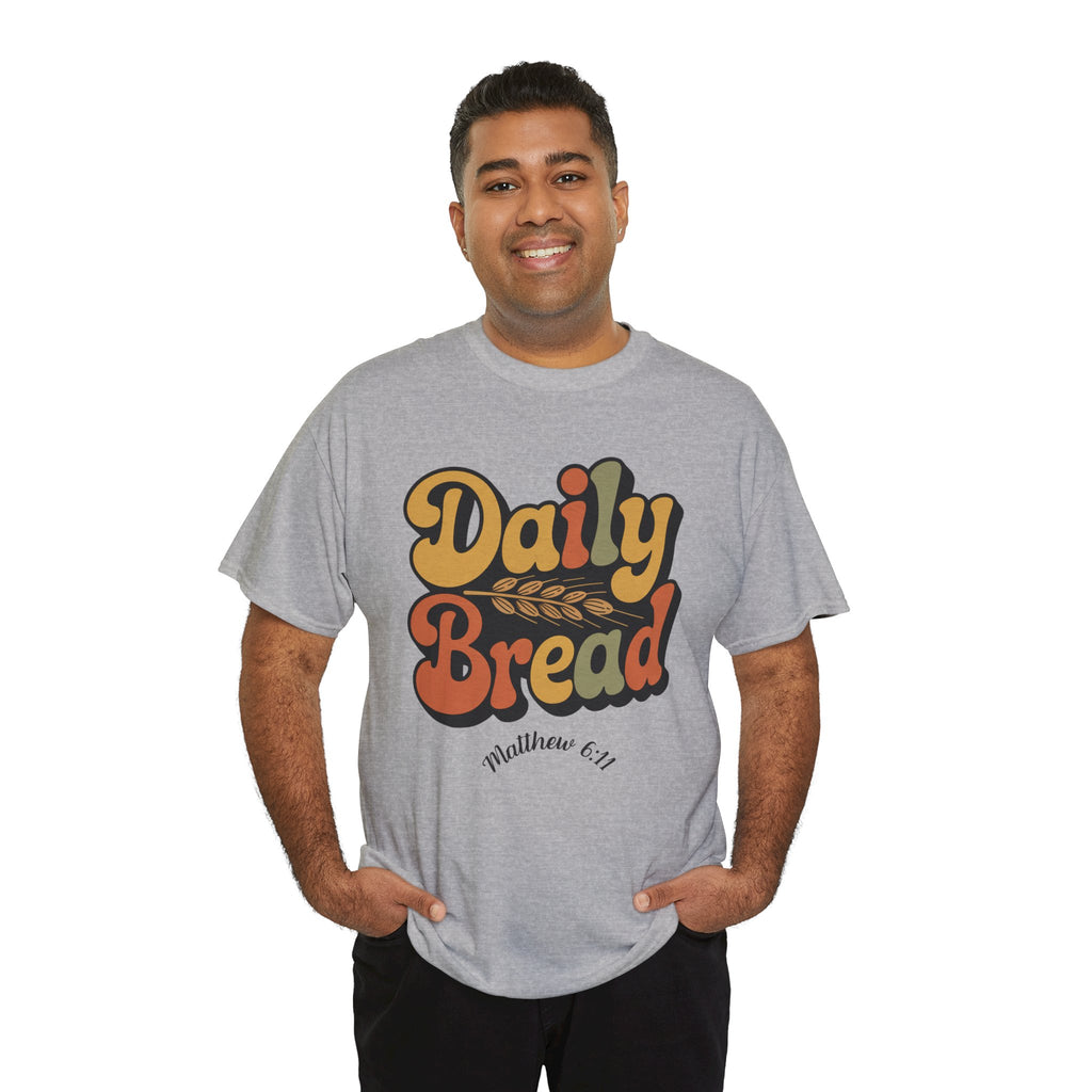 Daily Bread Shirt, Matthew 6:11, Retro Christian Shirt, Vintage Faith Shirt, Lord's Prayer Shirt, Christian Gift, Scripture Shirt