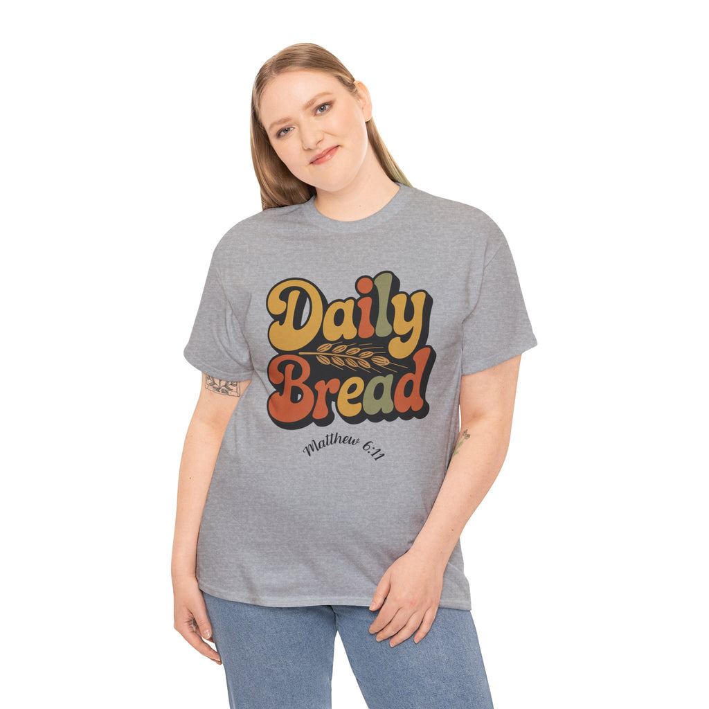 Daily Bread Shirt, Matthew 6:11, Retro Christian Shirt, Vintage Faith Shirt, Lord's Prayer Shirt, Christian Gift, Scripture Shirt