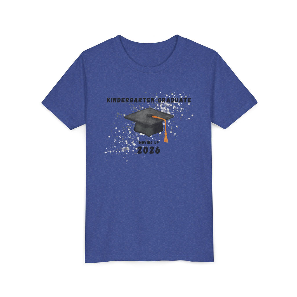 Kindergarten Graduate 2026 Youth Tee — Graduation Cap Graphic