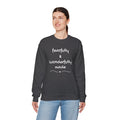 Faith-Based Crewneck Sweatshirt — "Fearfully & Wonderfully Made" Inspirational Pullover
