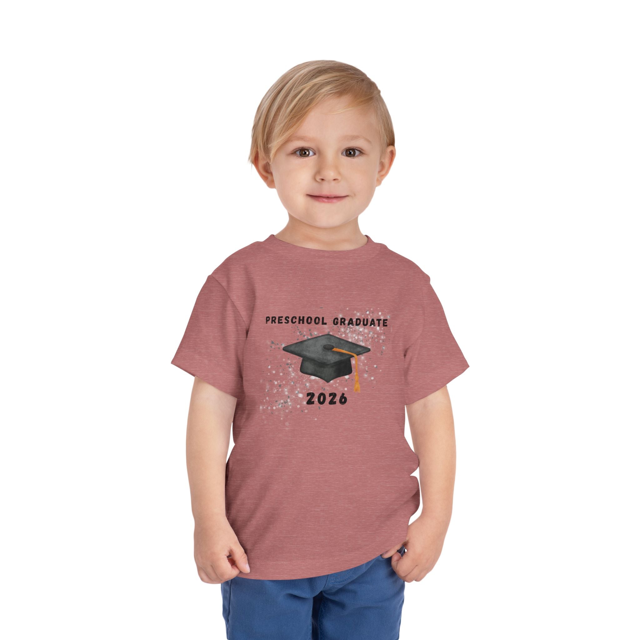 Preschool Graduate 2026 Toddler Tee - Graduation Cap Celebration Shirt