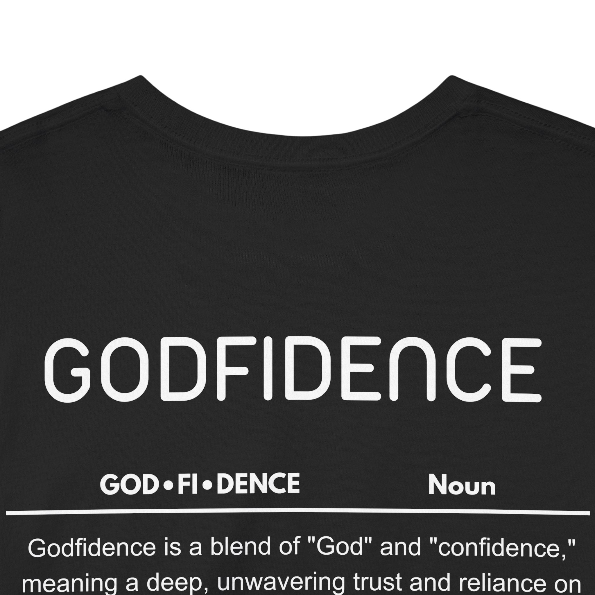 Godfidence definition tee | Christian faith shirt, faith-based typography