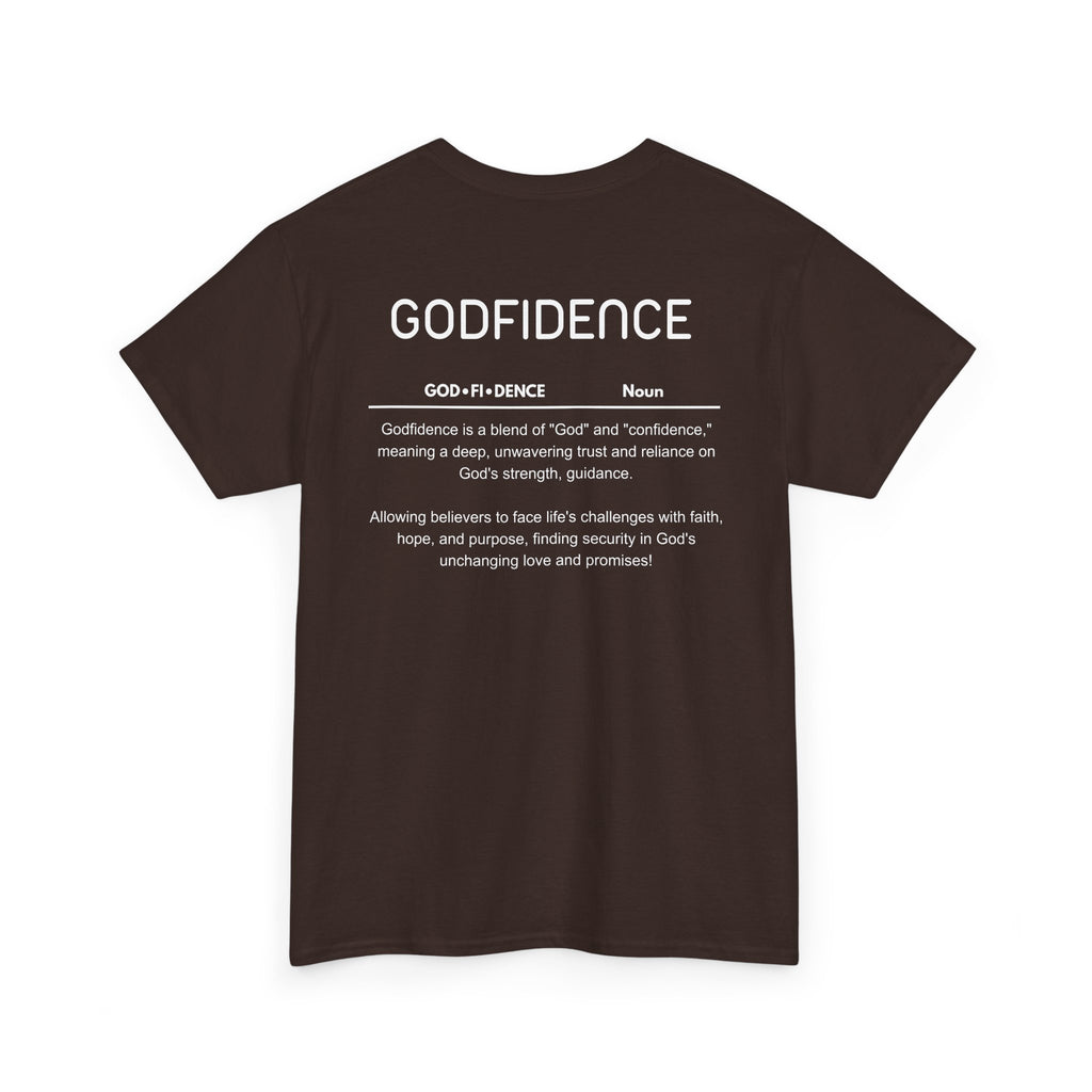 Godfidence definition tee | Christian faith shirt, faith-based typography