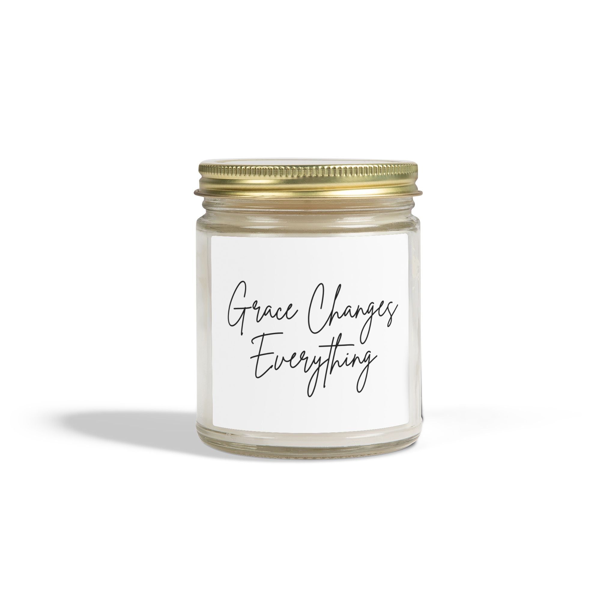 Scented Candle — "Grace Changes Everything" Faith Inspired (4oz & 9oz)
