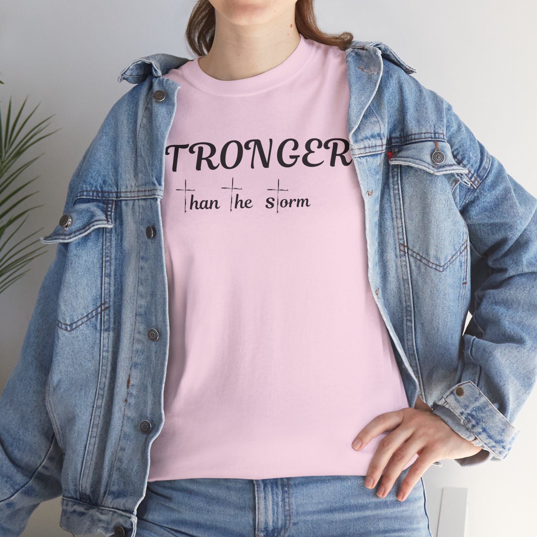 Stronger Than the Storm Tee — Inspirational Motivational T-Shirt