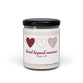 Candle — "Loved Beyond Measure" Soy Candle (1 John 4:19) — 9oz Scented Gift for Christian Valentine & Encouragement