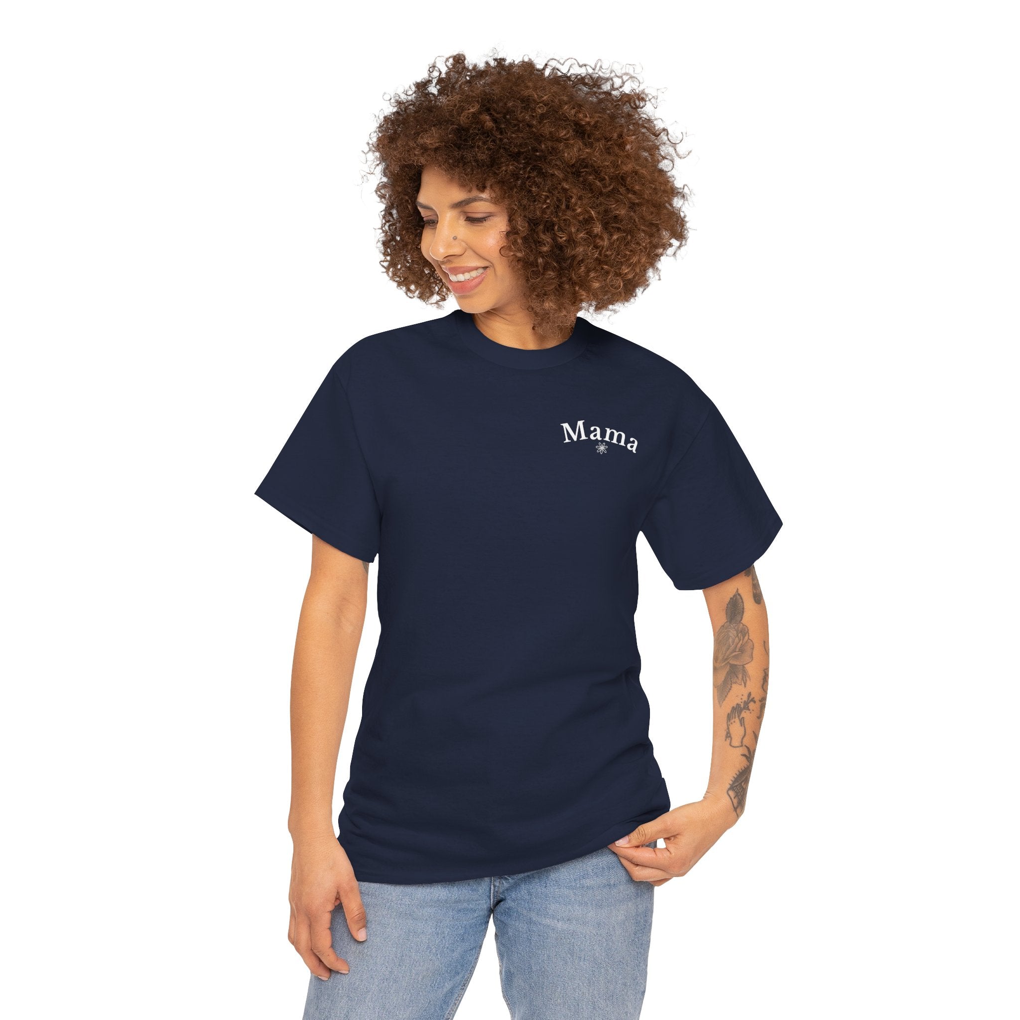 Mama Prayer T-Shirt — Front and Back Design Inspirational Christian Mom Tee with Back Prayer Quote - Mother's Day Gift