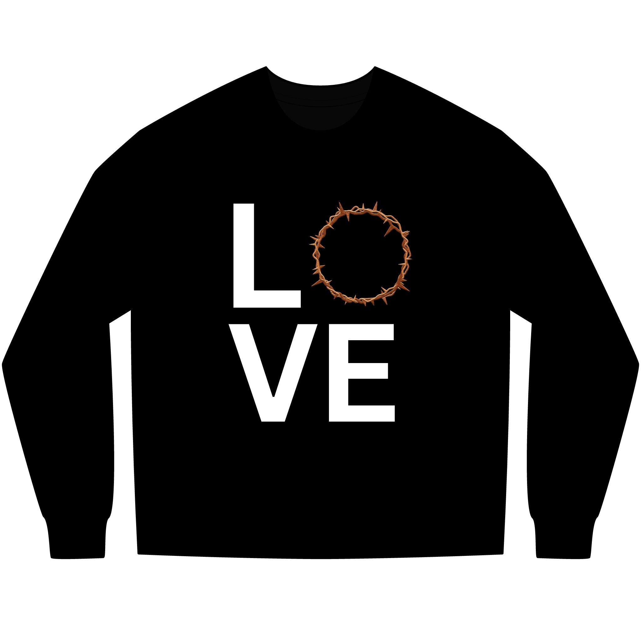 Love Crown of Thorns Long Sleeve Tee