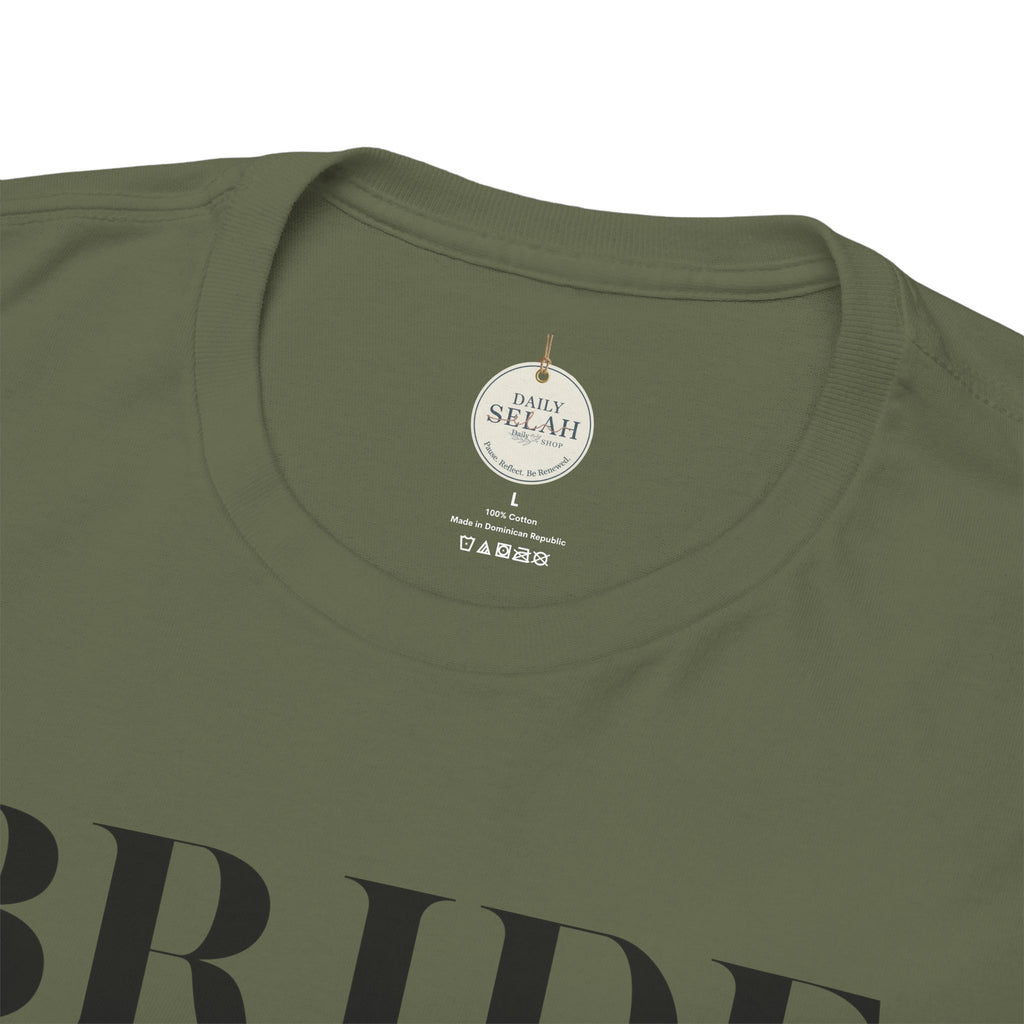 Bride T-Shirt — "We Found a Good Thing" Wedding Rings Tee - Christian - Personalized