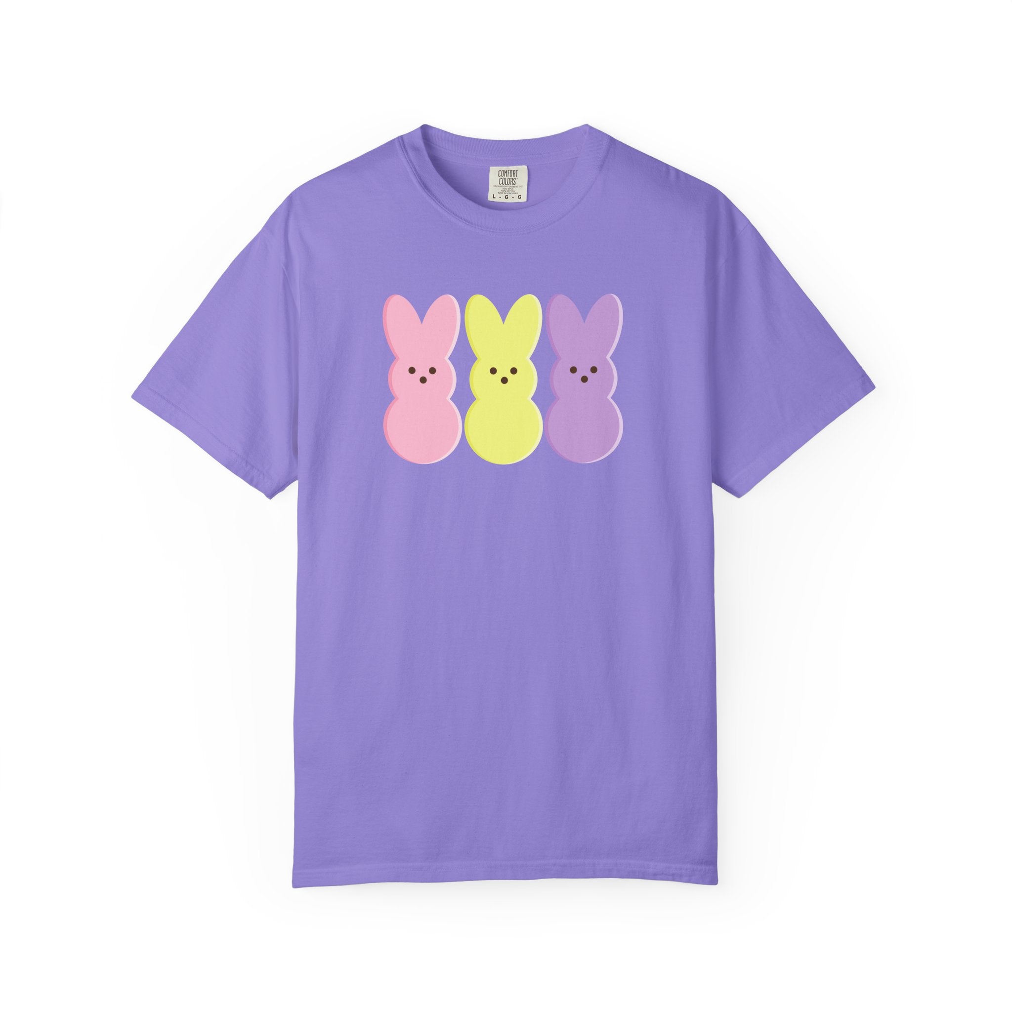 Easter Peeps Bunny T-Shirt — Pastel Marshmallow Bunny Tee (Comfort Colors)