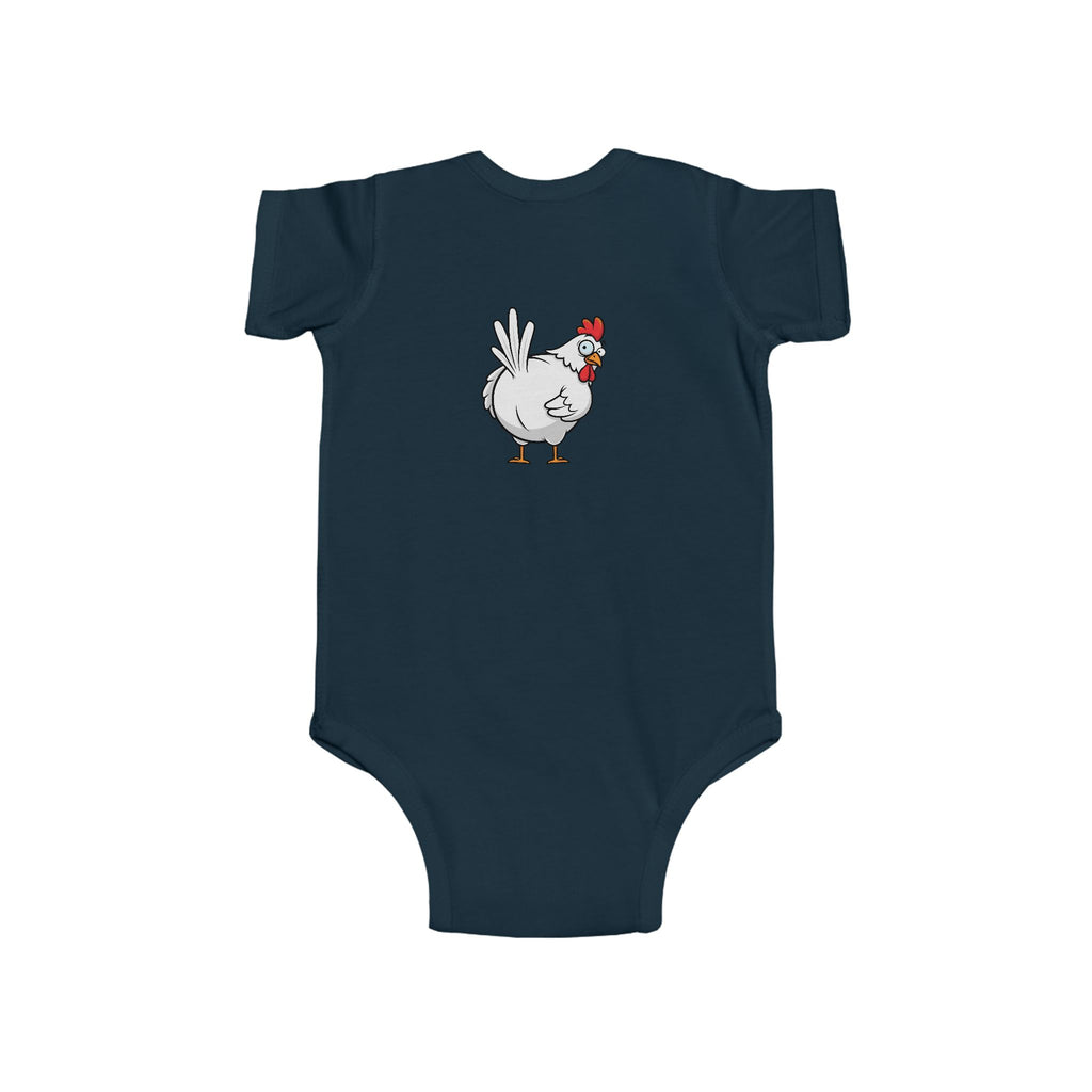 Funny Infant Bodysuit — "Guess What? Chicken Butt!" Baby Onesie