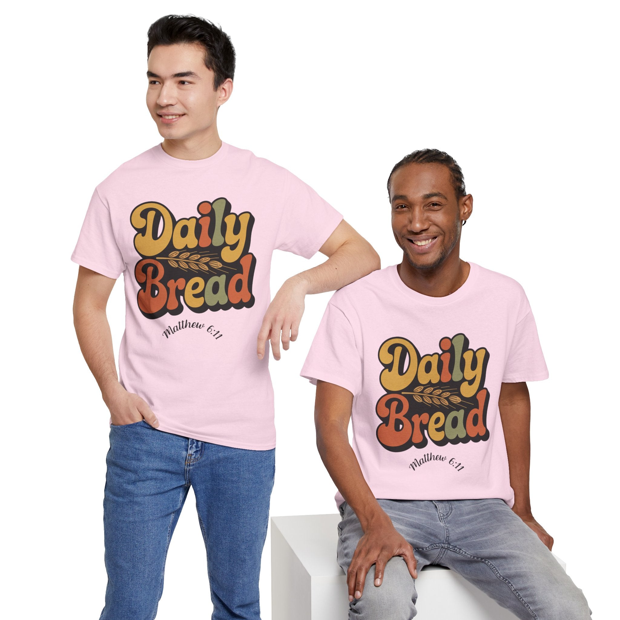 Daily Bread Shirt, Matthew 6:11, Retro Christian Shirt, Vintage Faith Shirt, Lord's Prayer Shirt, Christian Gift, Scripture Shirt